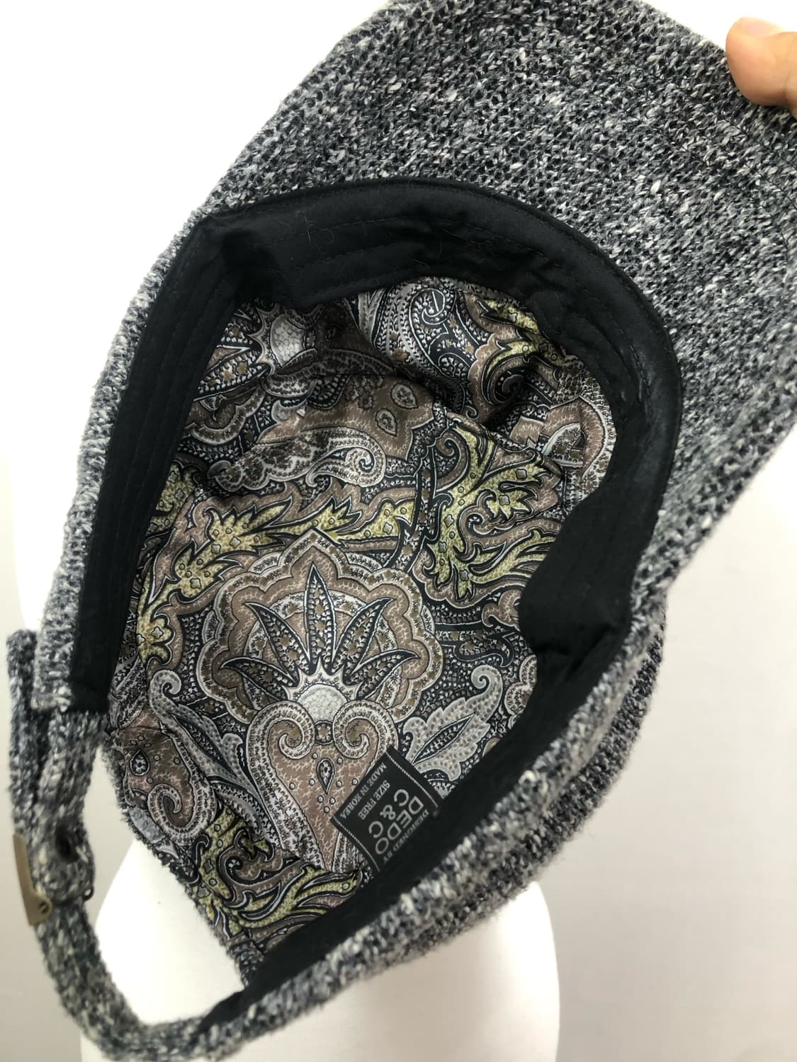 gold one button knit cap 상품이미지4