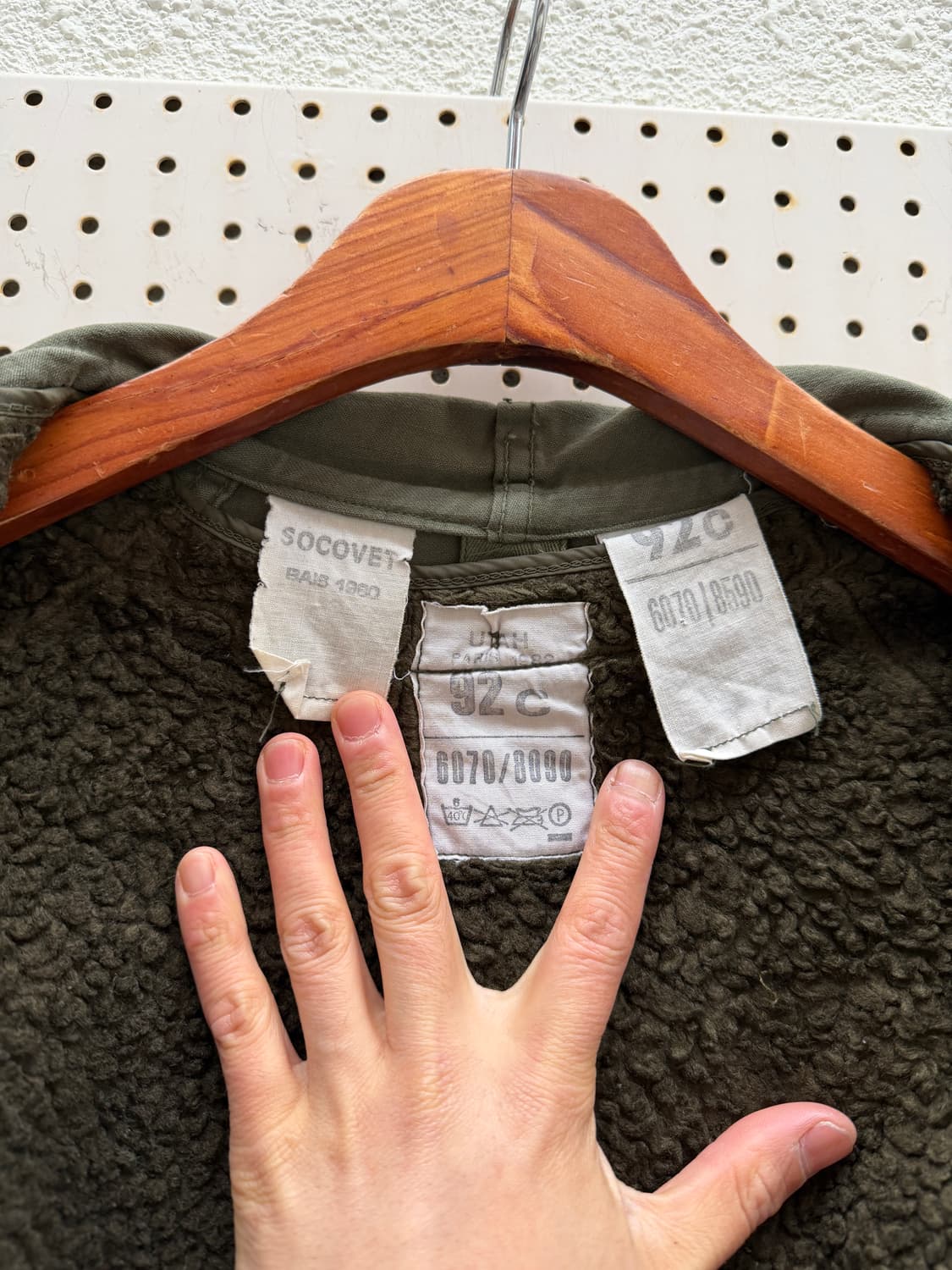 1980s ORIGINAL FRENCH ARMY M64 오리지널 모즈파카 상품이미지5