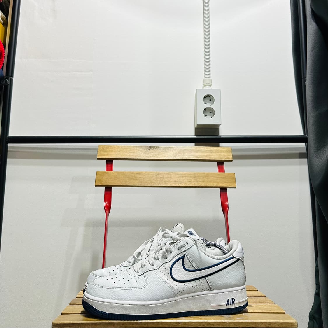 265) 나이키 운동화 남성 남자 신발 포스 1 '07 로우 미드나잇  상품이미지3