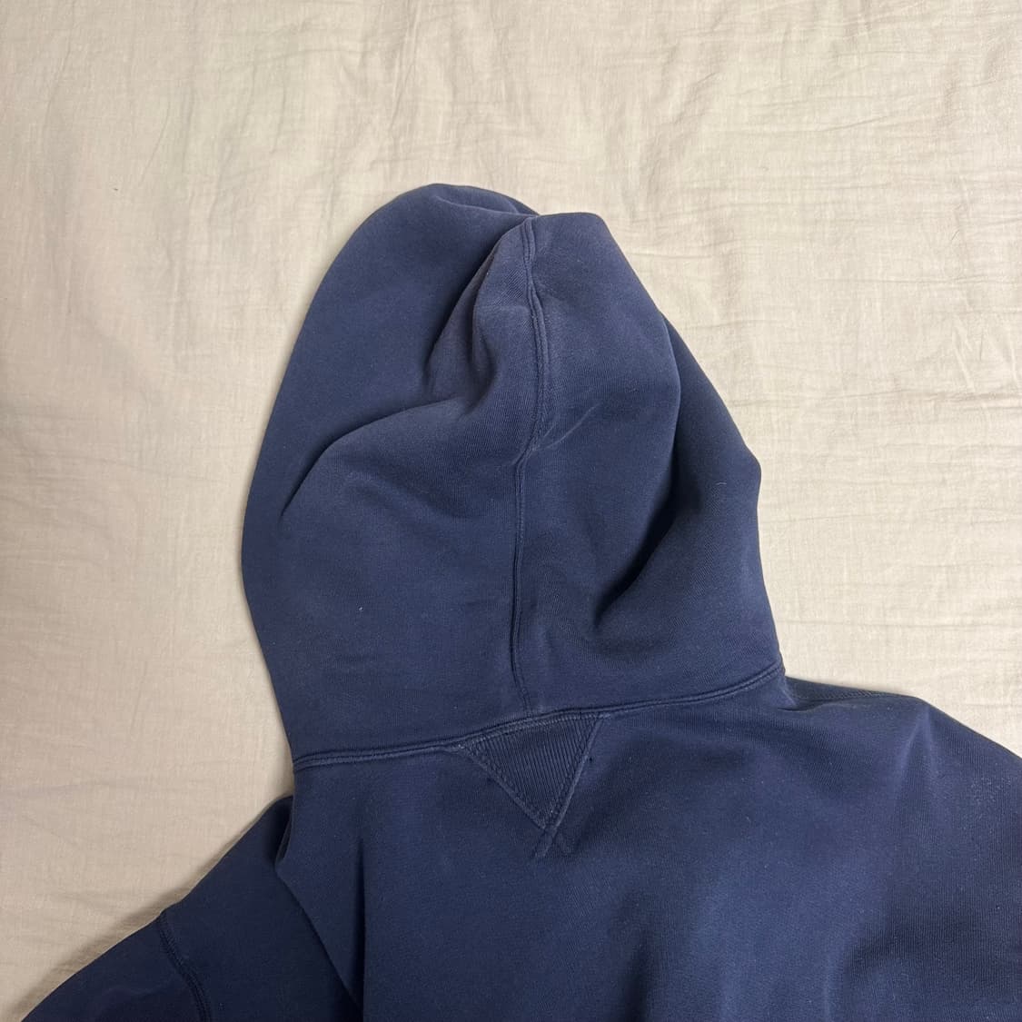 [XL]더블알엘 로고 플리스 후디 네이비 상품이미지7