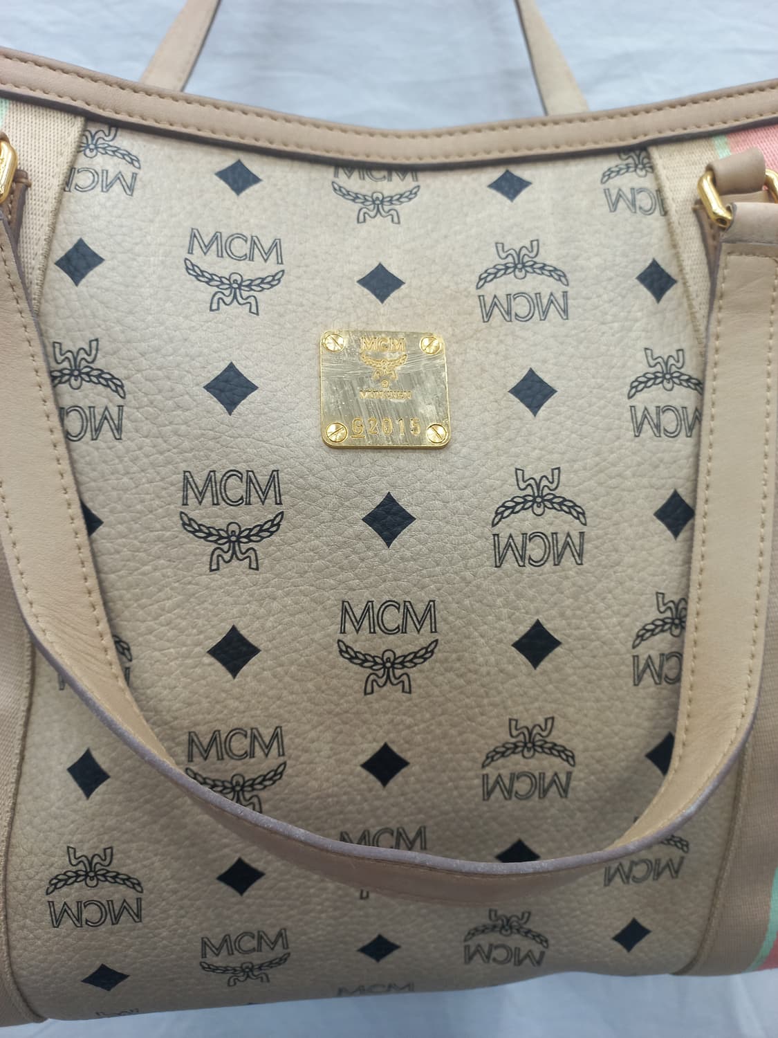 MCM 로고 토트백 겸 숄더백 상품이미지2