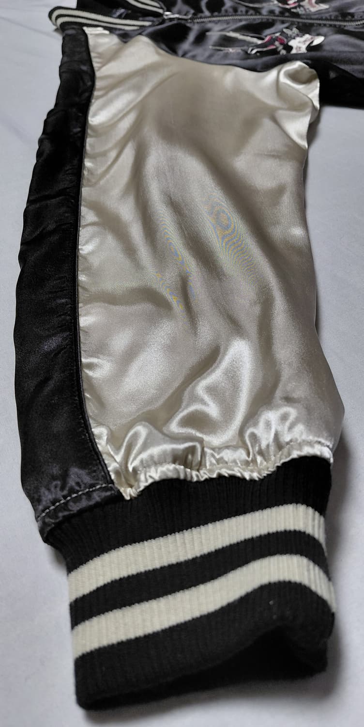 [M] 일본 빈티지 Private Pause 제비 자수 스카잔 점퍼 상품이미지5