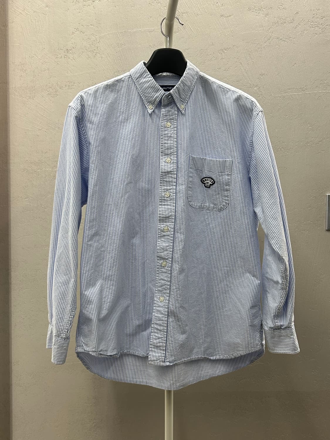 Nautica (노티카) 하늘색 스트라이프 셔츠 상품이미지2