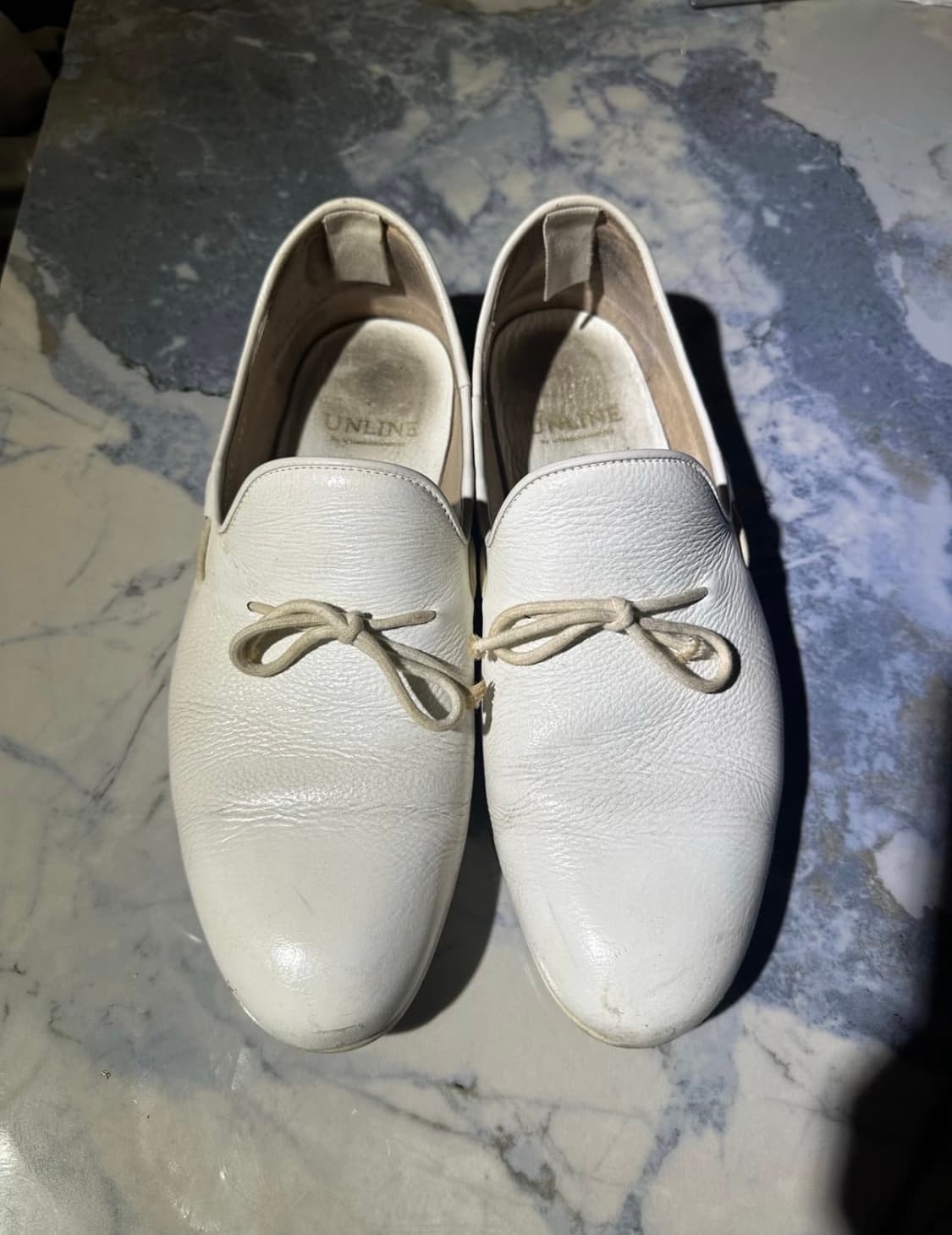 오늘만 할인)알프레도 베니스터 화이트 로퍼 270 사이즈 상품이미지3