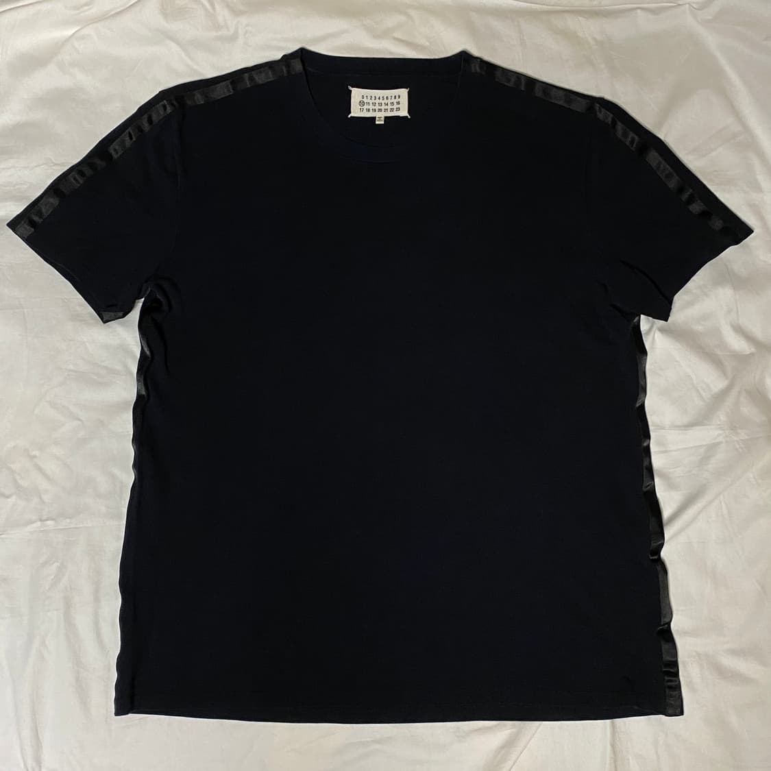 (Sold) 마르지엘라 백스티치 사이드 라인 반팔 아카이브 티셔츠 상품이미지1