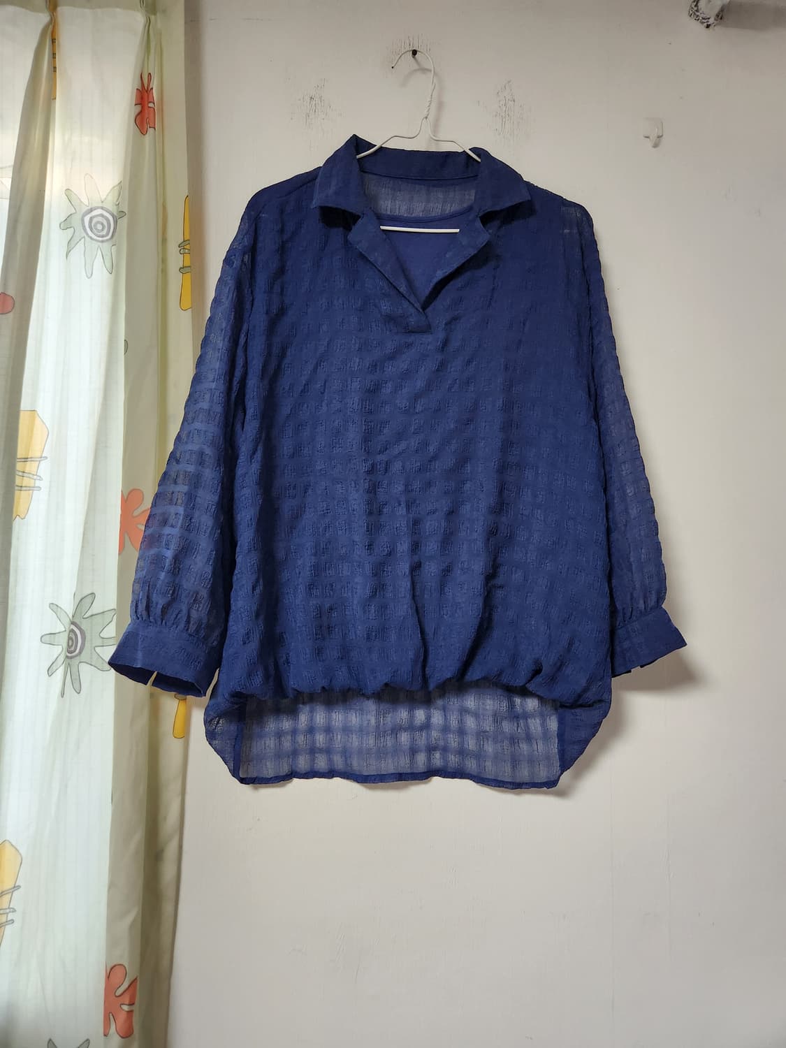 AILENE 체크 패턴  블라우스 66(~77) 상품이미지1