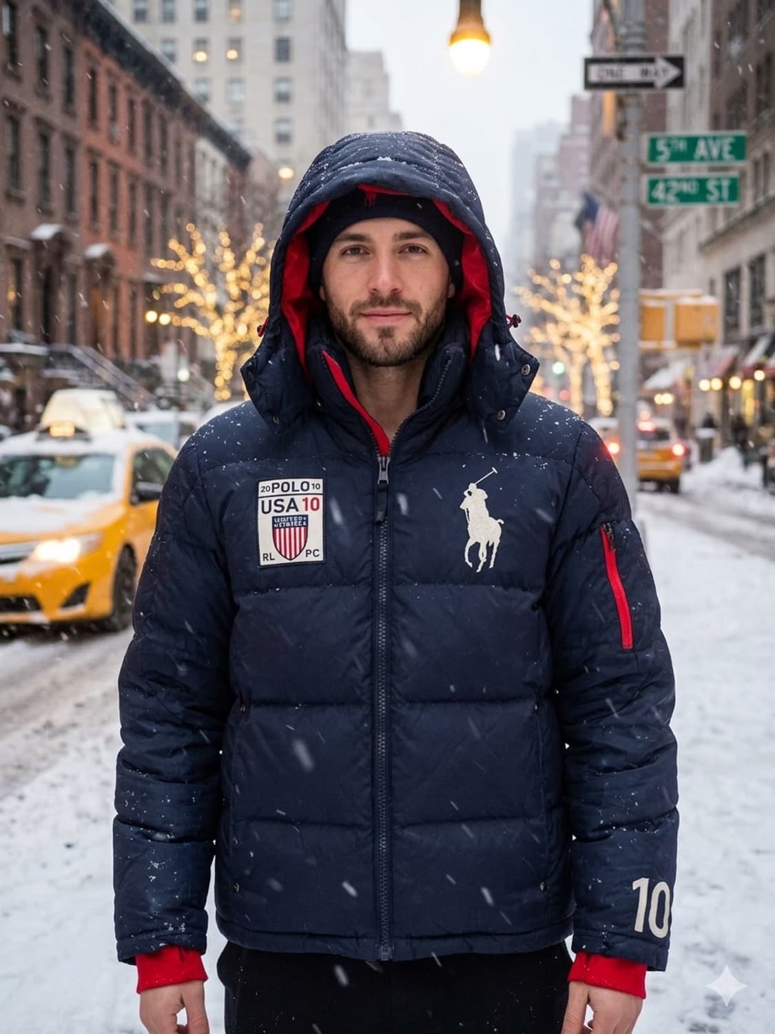 [국내정품] 폴로 랄프 로렌 USA 패치 다운 패딩 자켓 (95사이즈) 상품이미지2