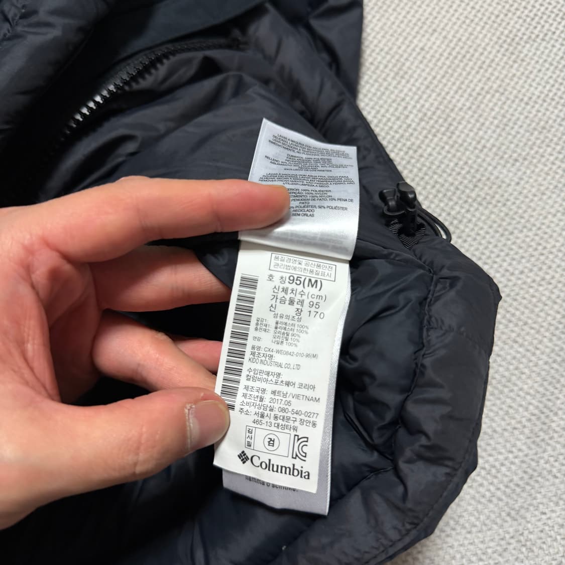 컬럼비아 패딩조끼 상품이미지4