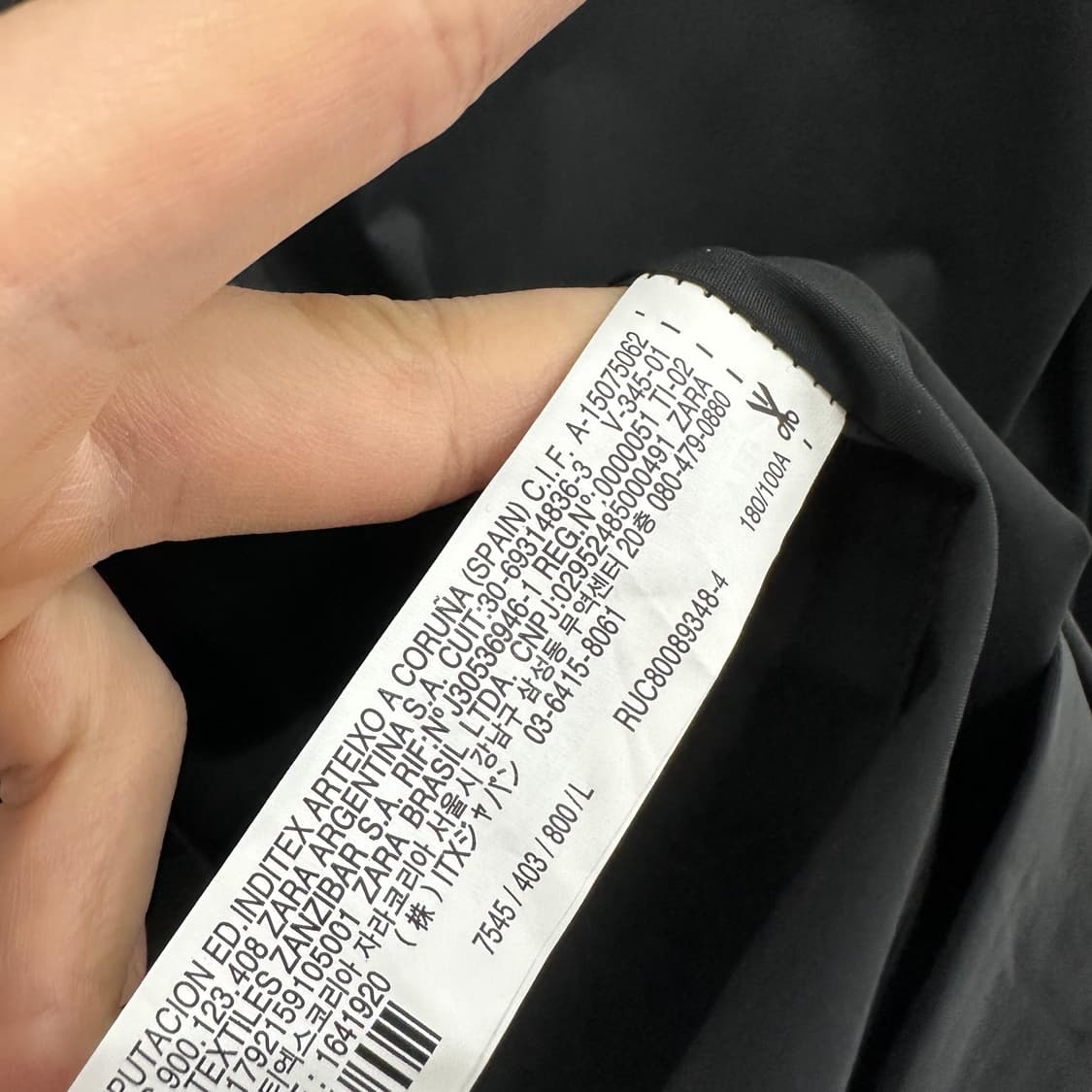 100 자라 남자 루즈핏 엘라스틴 기능성 스판 셔츠 상품이미지4