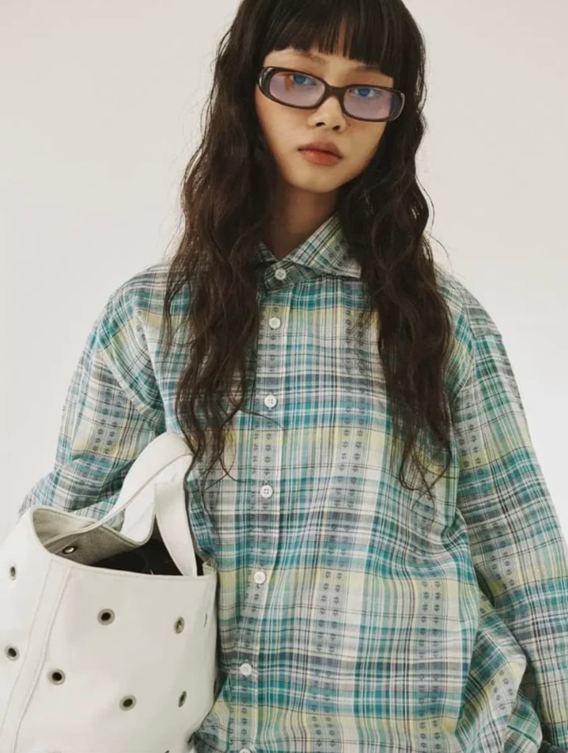 플리즈프로젝트 체크셔츠 상품이미지1
