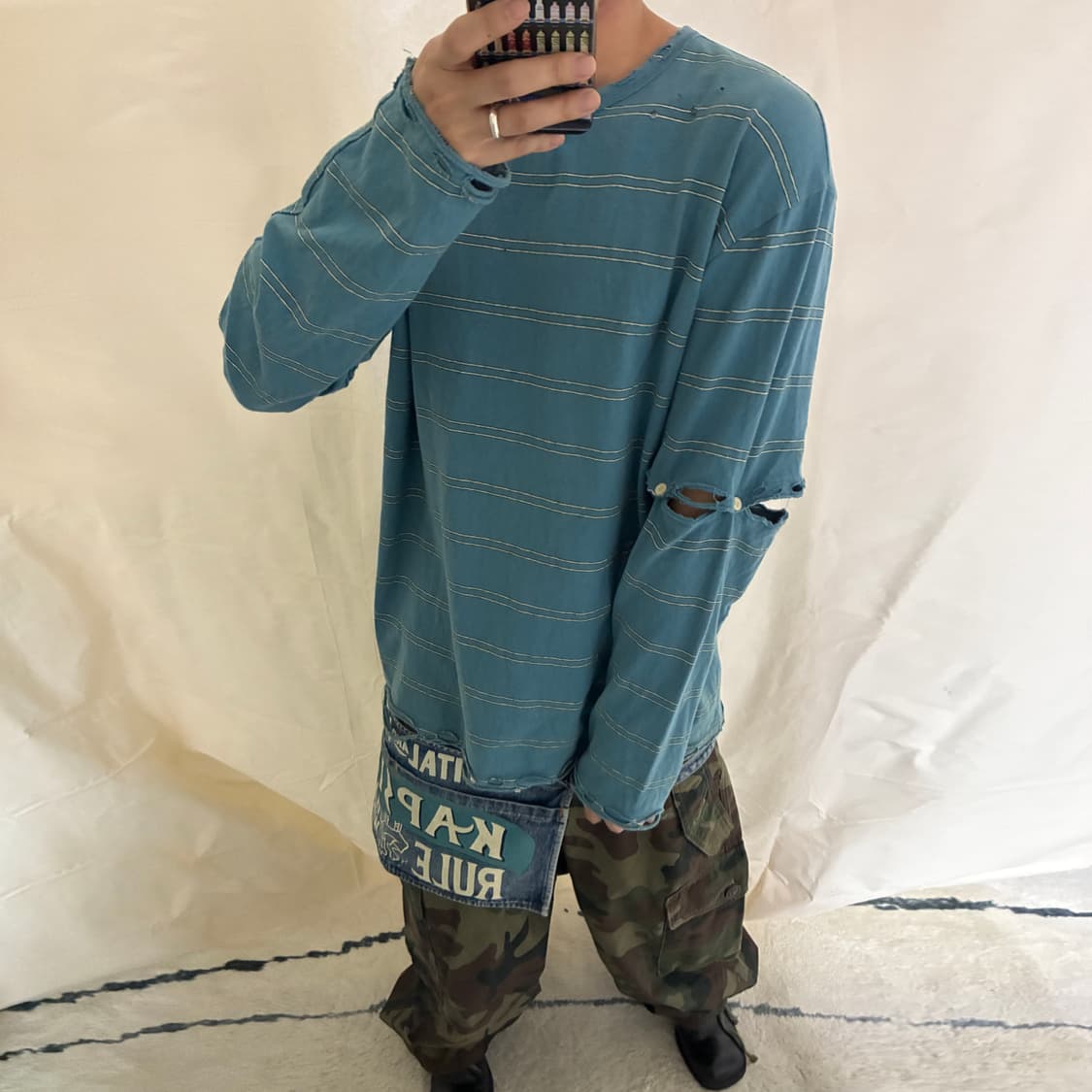 FACCIES Border Detachable Long Sleeve 상품이미지3