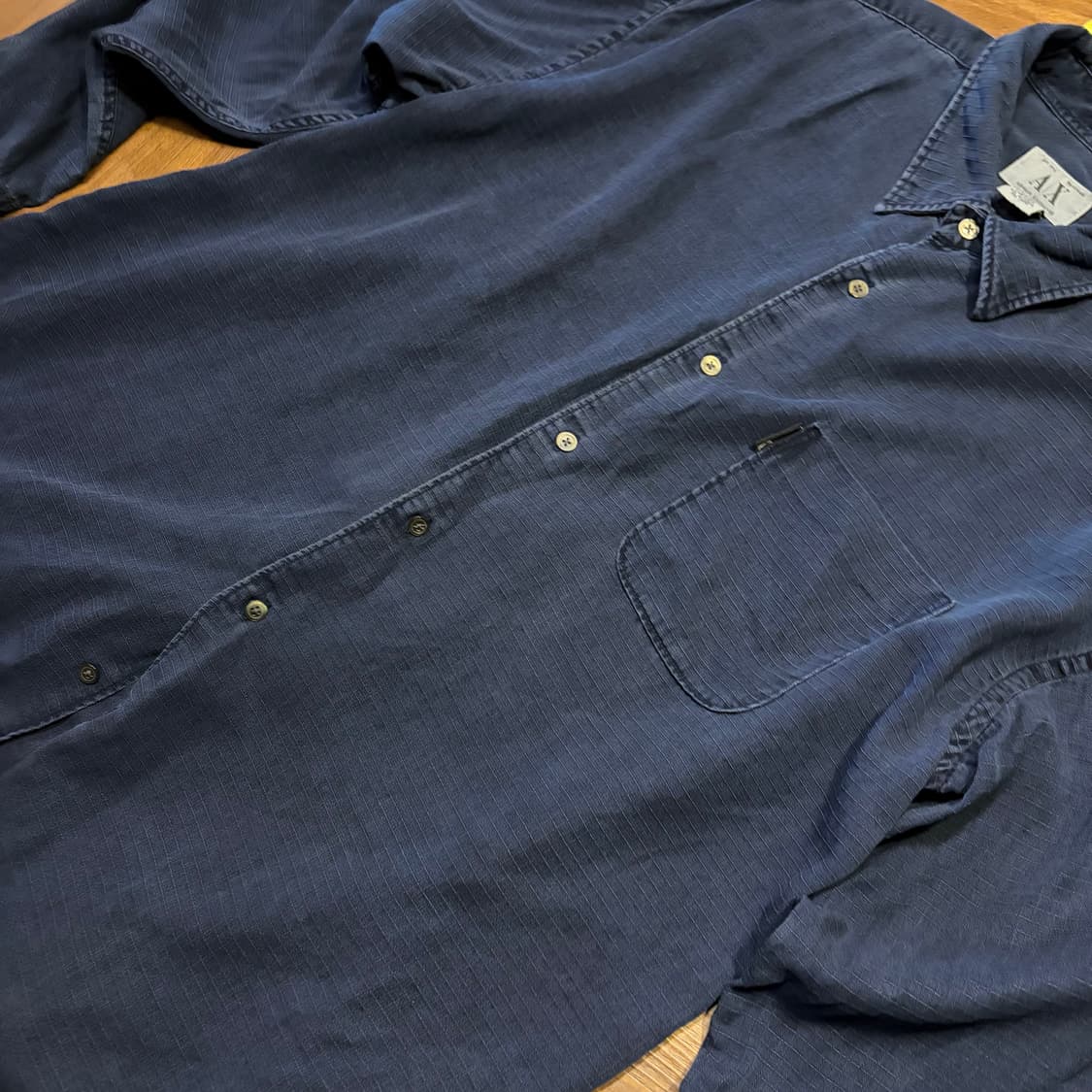 ARAMANI EXCHANGE RIPSTOP LYOCELL SHIRT 상품이미지3