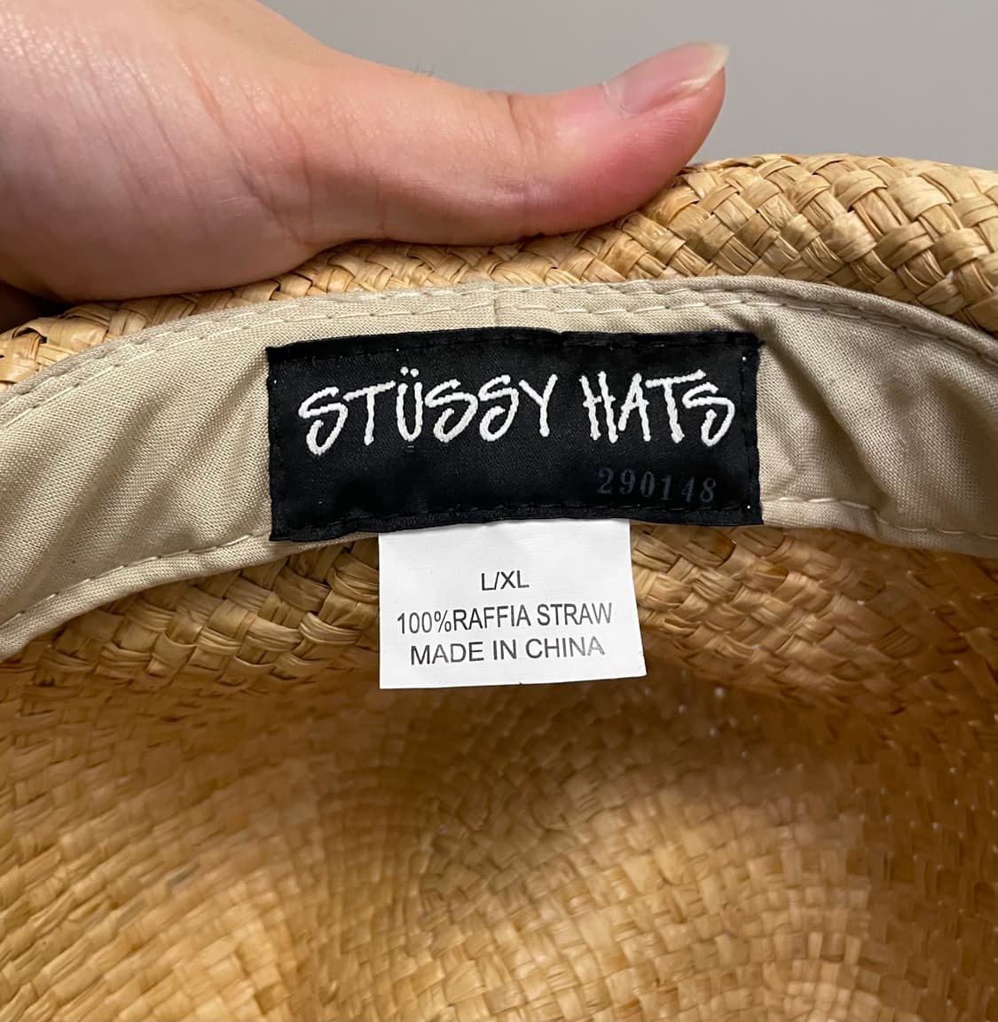(L~XL)00s Stussy 스투시 빈티지 라스타 밀짚 페도라 파나마햇 상품이미지8