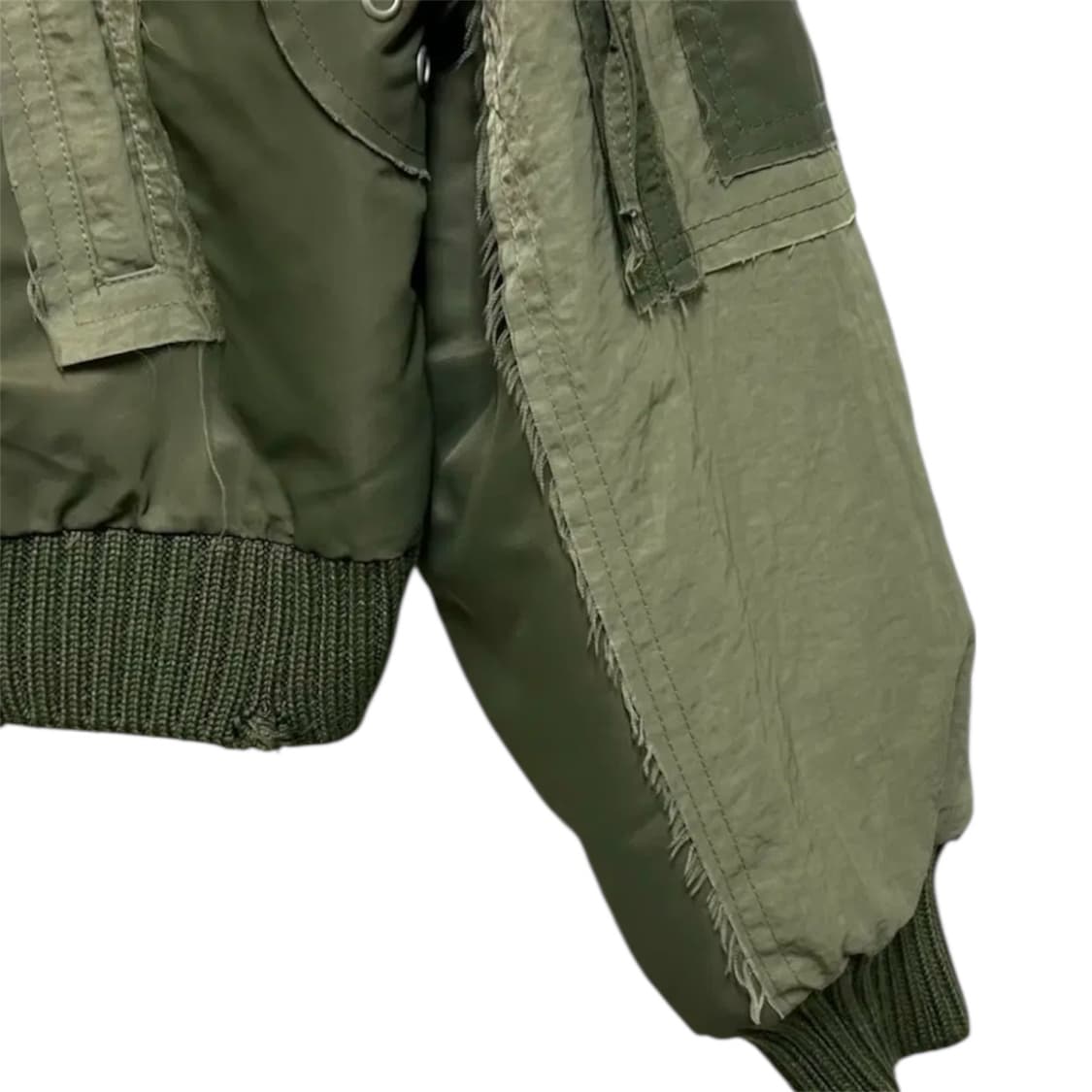 자라 패치워크 MA-1 봄버 자켓 상품이미지3