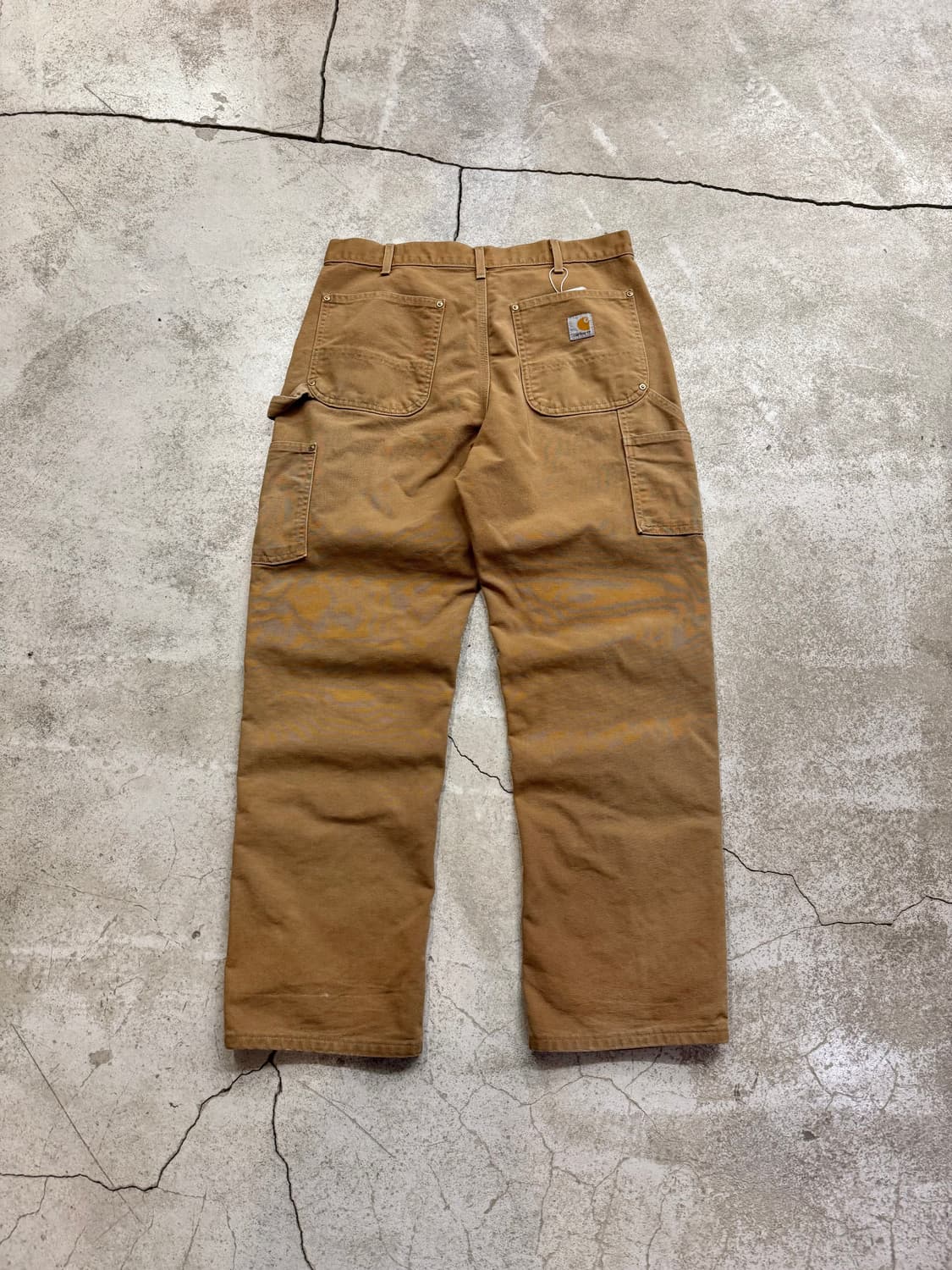칼하트 B01 BRN 125주년 기념 더블니 워크팬츠 상품이미지2
