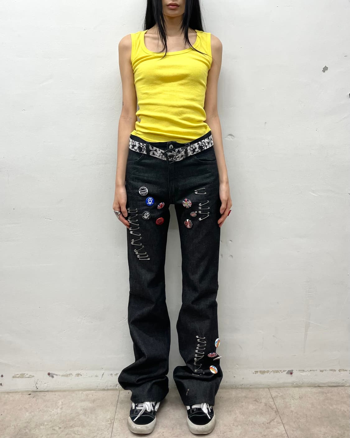 Basic yellow sleeveless 상품이미지5