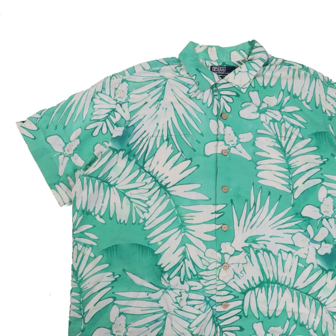 90’s USA Polo Floral Half Shirt 상품이미지2