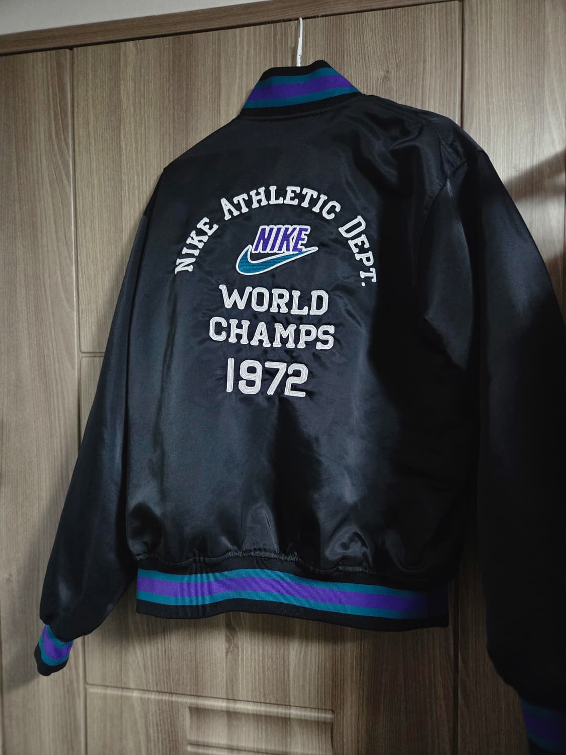 나이키 새틴 애슬레틱 덕아웃 자켓 100 상품이미지2