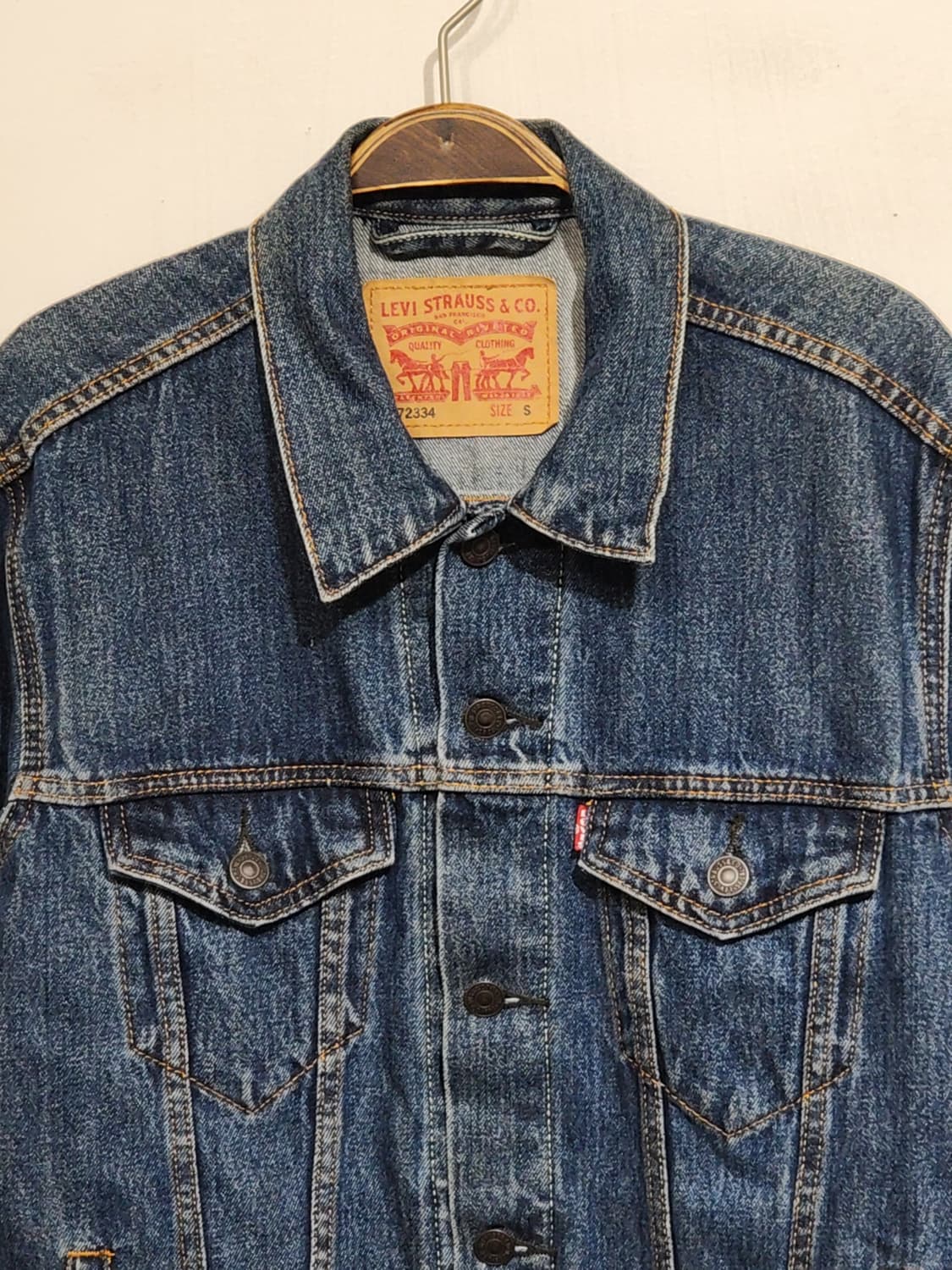(M) 리바이스 청자켓 중청 데님자켓 레드탭  상품이미지2