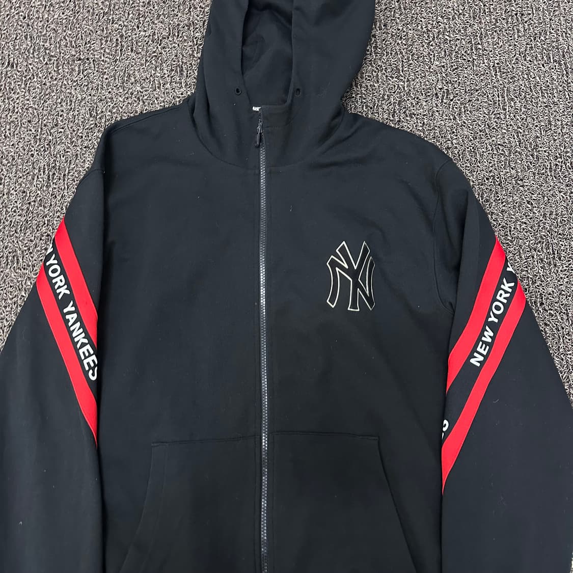 MLB 엠엘비 뉴욕양키스 후드집업 블랙 100(L) 상품이미지2