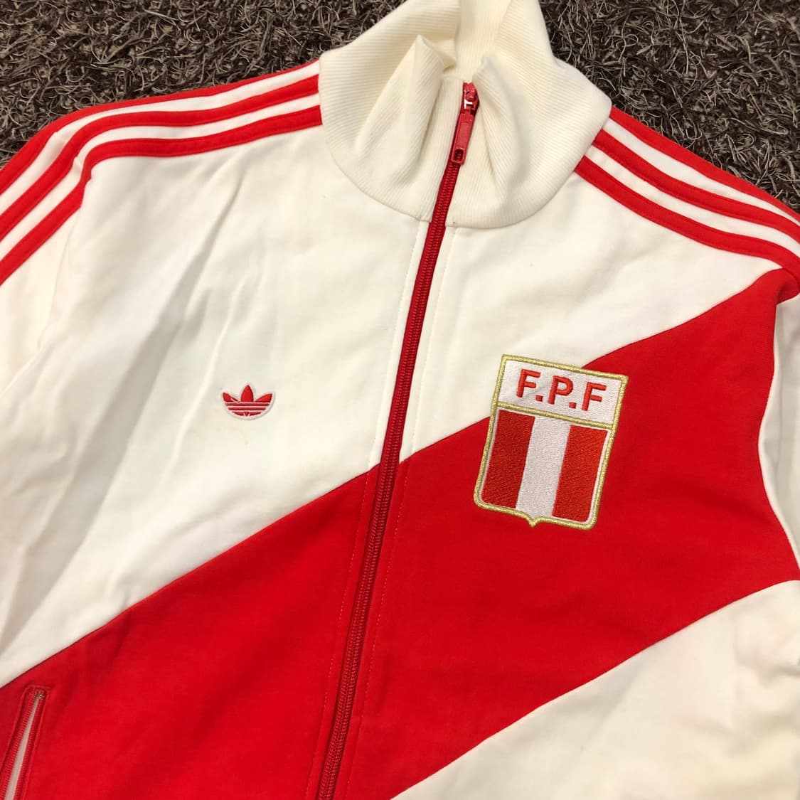 아디다스 페루 국대 화이트 져지 트랙 자켓 상품이미지2