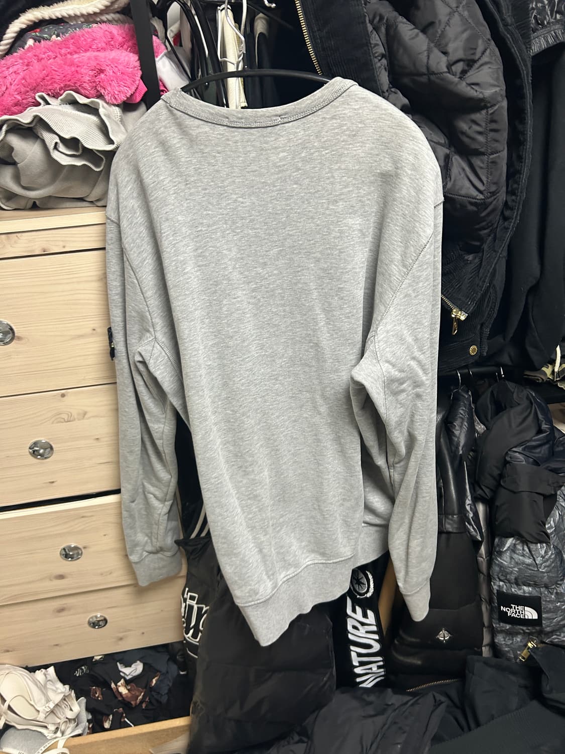 스톤 아일랜드 맨투맨 그레이 회색 라지 사이즈 L 상품이미지3