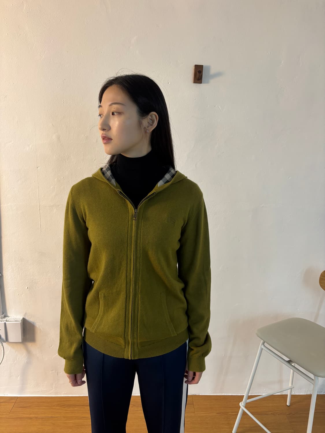 버버리 캐시미어 집업 상품이미지1