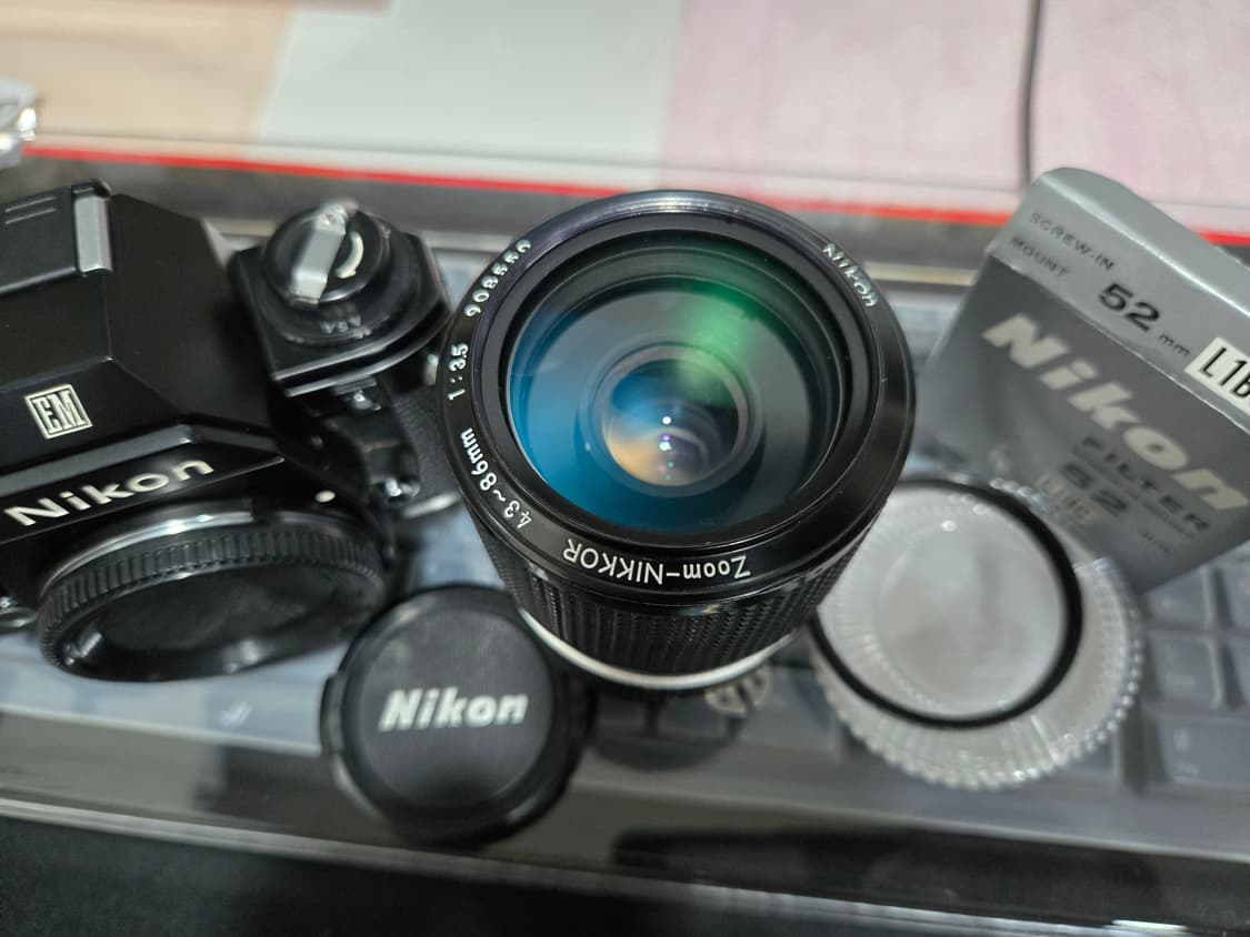 니콘 EM + Nikkor zoom 43-86mm f3.5 필름카메라 상품이미지8