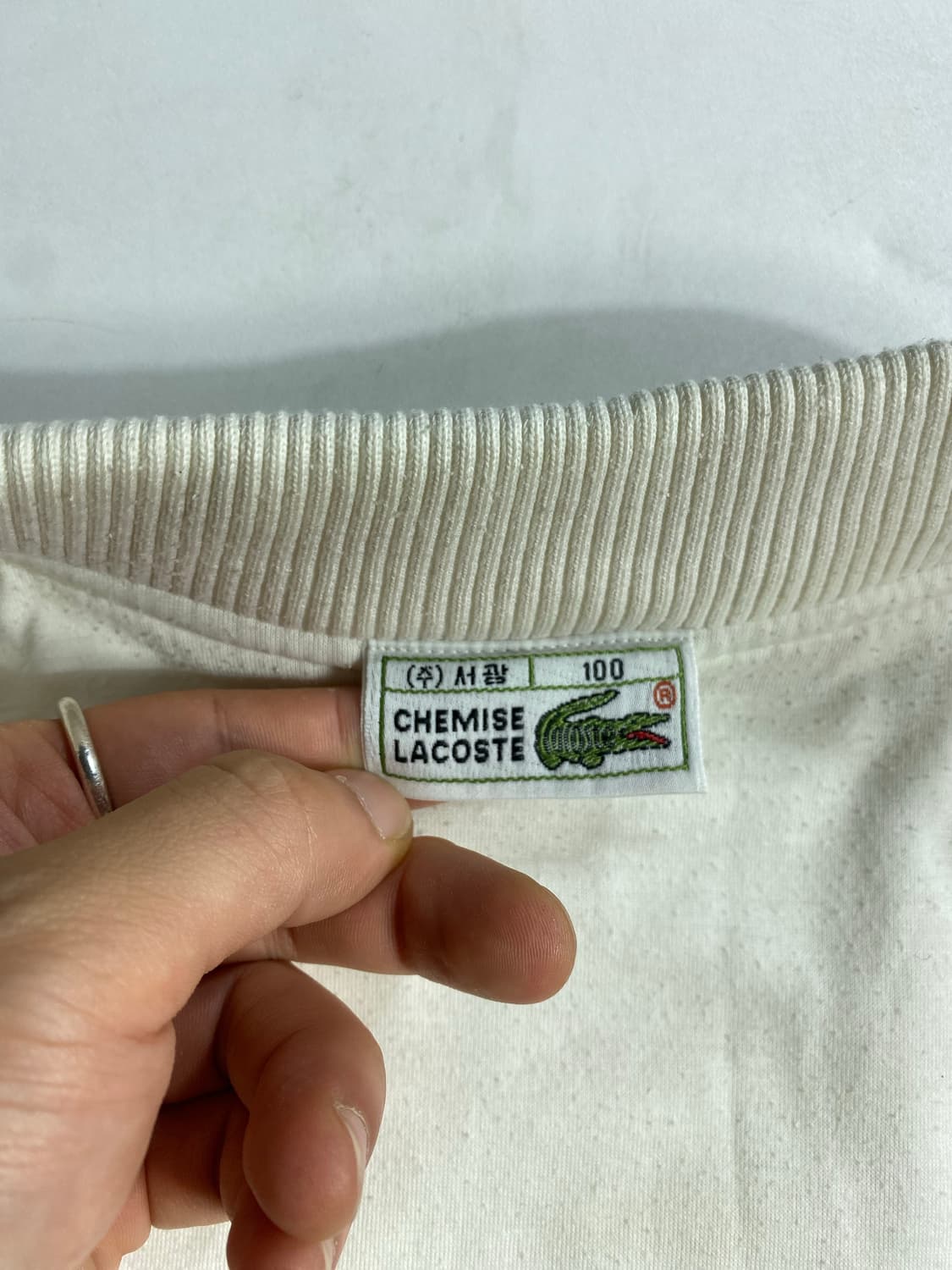 [100]90s Lacoste 라코스테 코튼 집업자켓 상품이미지8