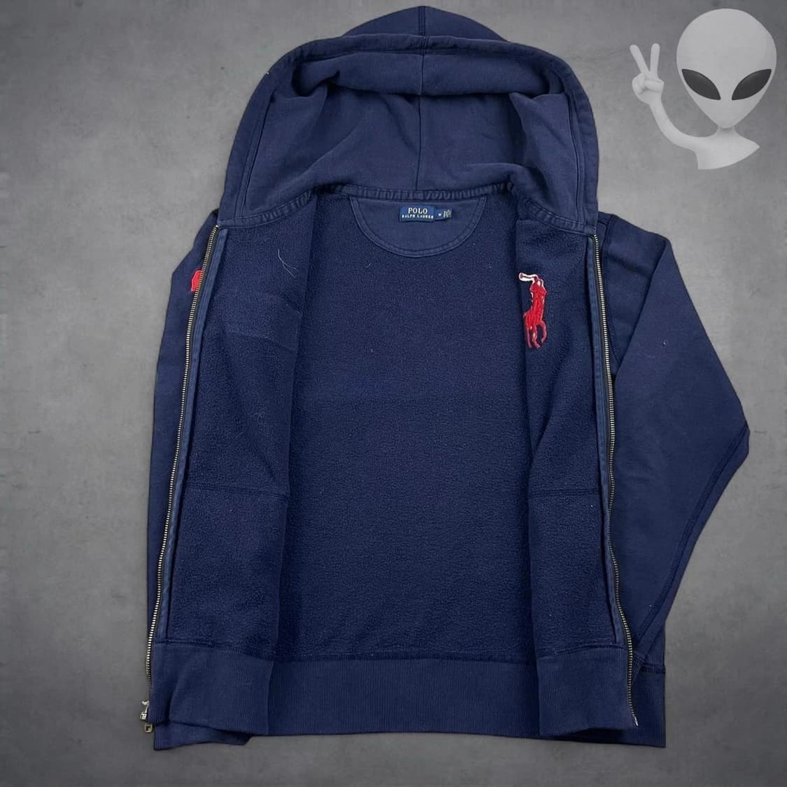 폴로 랄프로렌 빅 포니 USA 성조기 후드 집업 상품이미지3