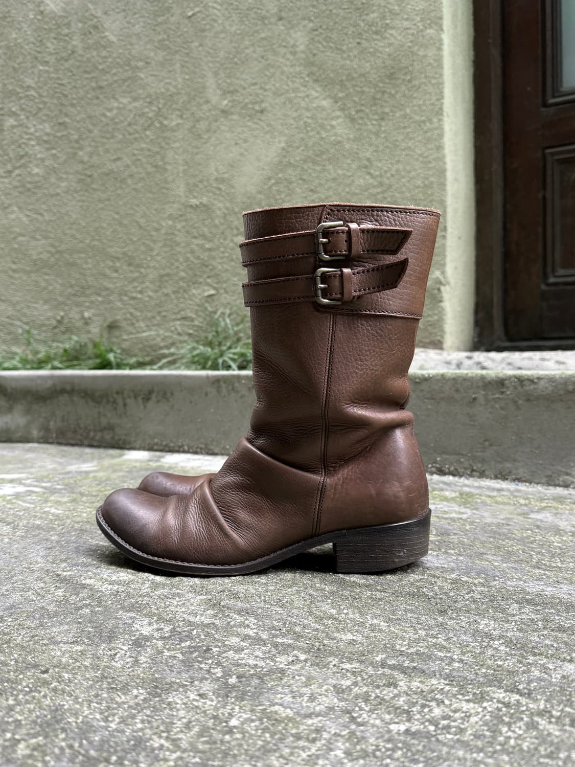 JPN 레더 링클 부츠 상품이미지2