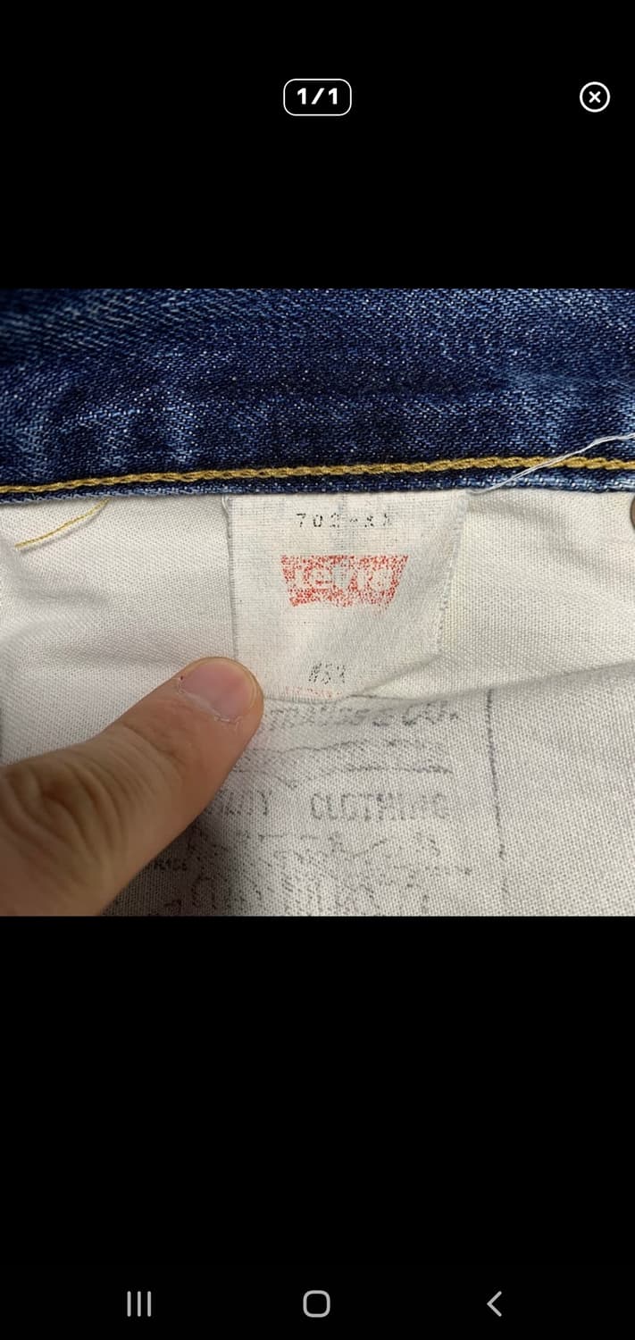 리바이스 lvc 702xx  신치백 32인치 상품이미지4