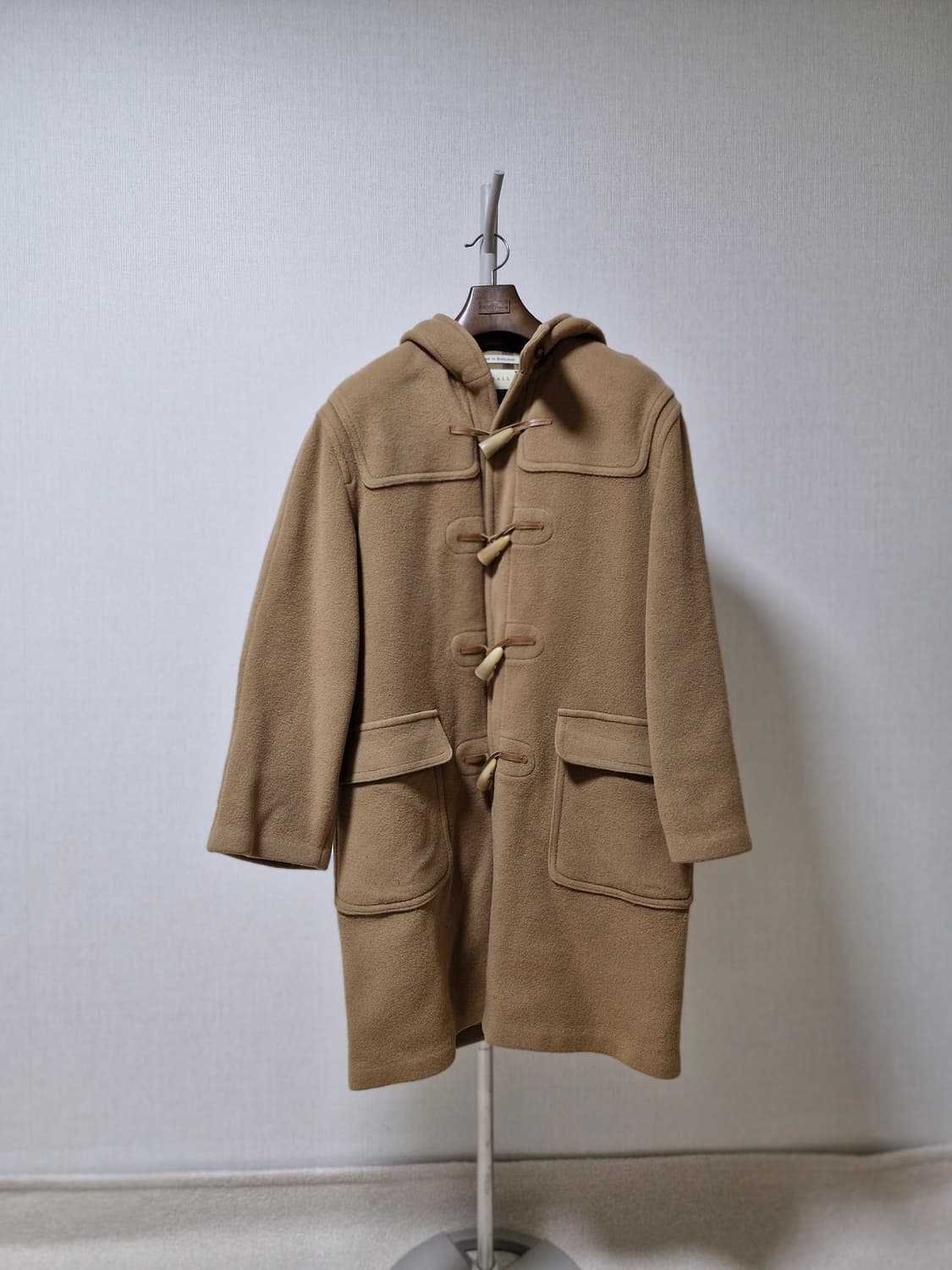 글로버올 베이지색 더플코트 떡볶이코트 105-110 상품이미지1