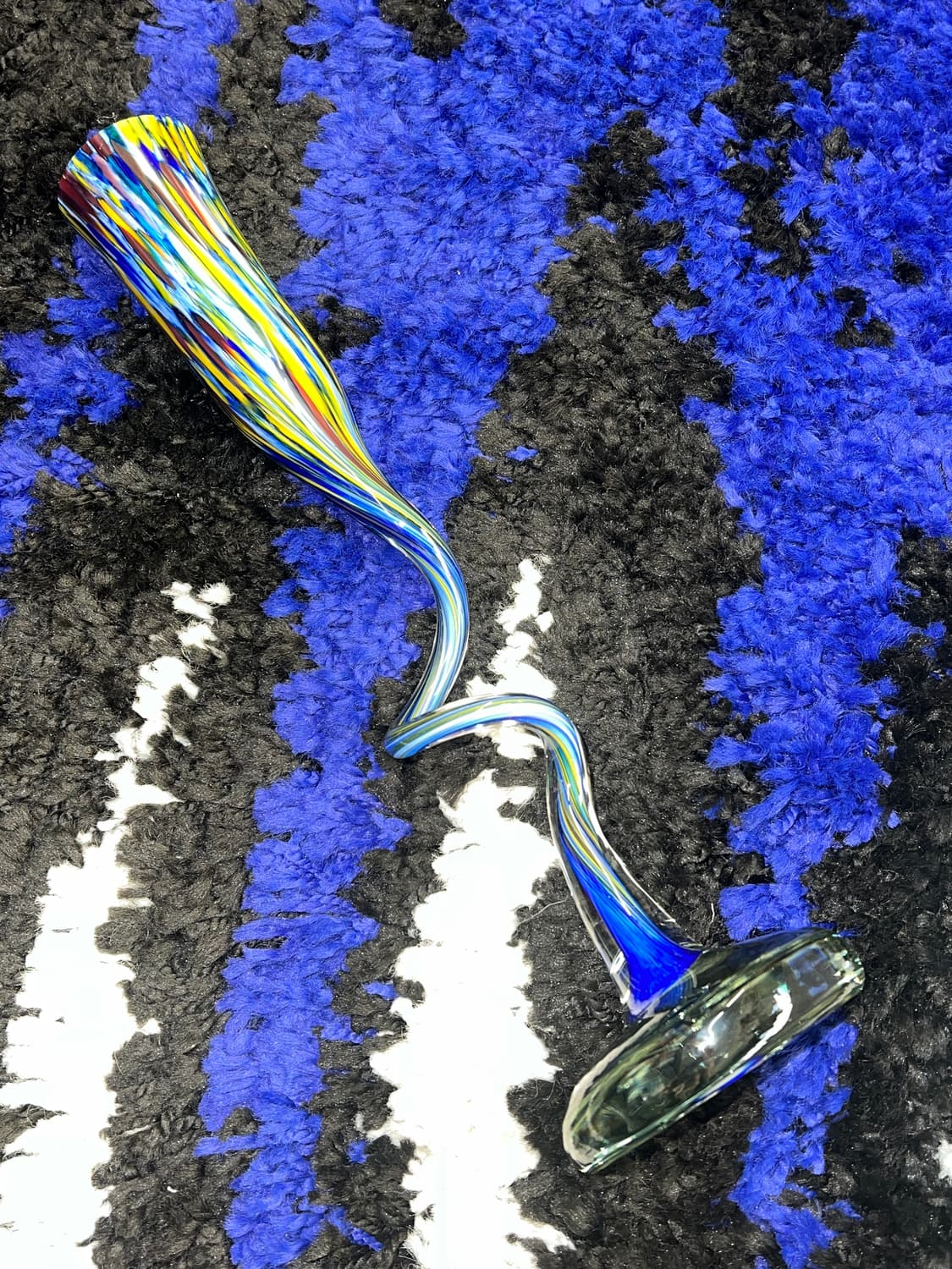 VTG Murano Hand Blown Twist vase 상품이미지7