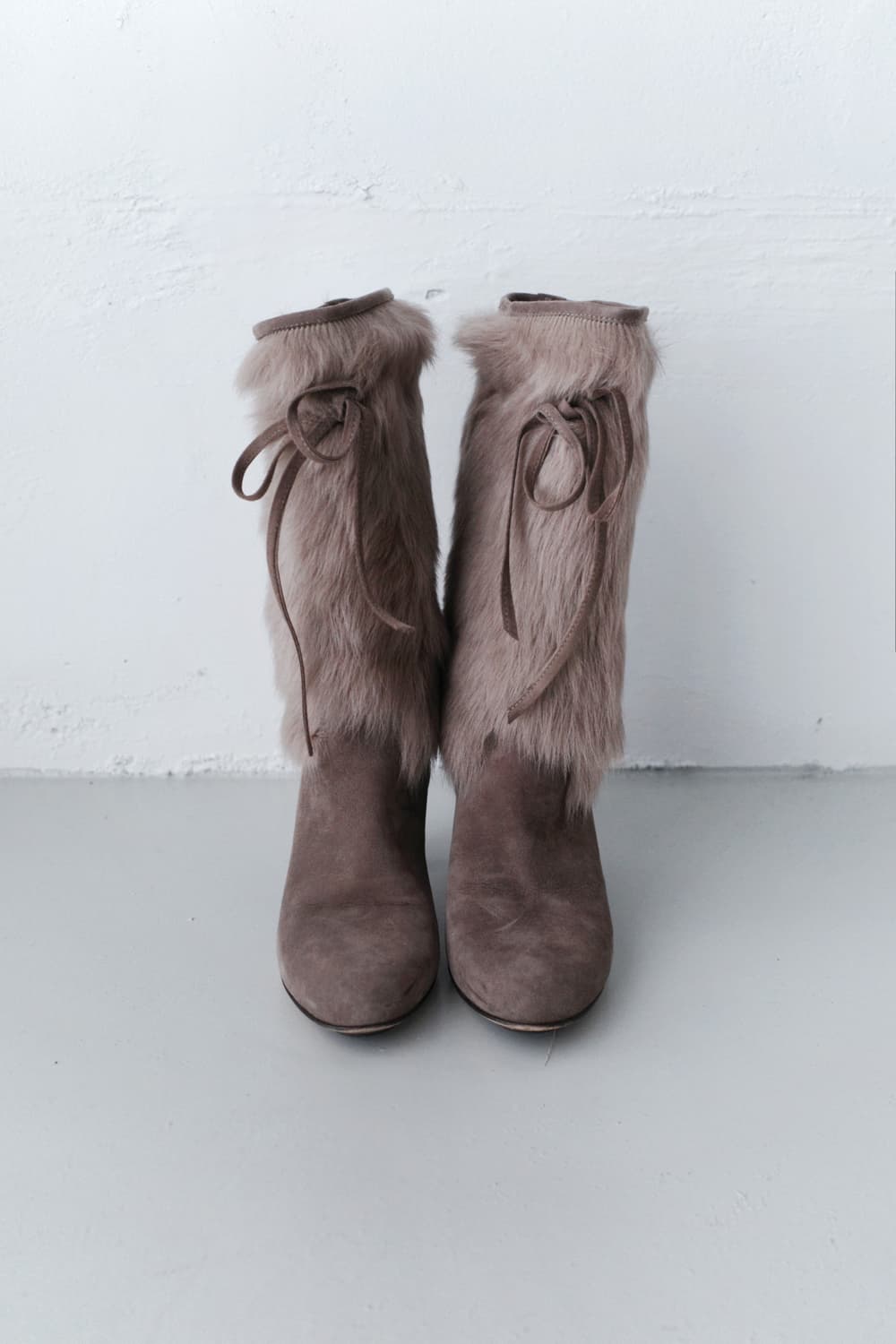 pellico) ribbon fur boots 상품이미지2