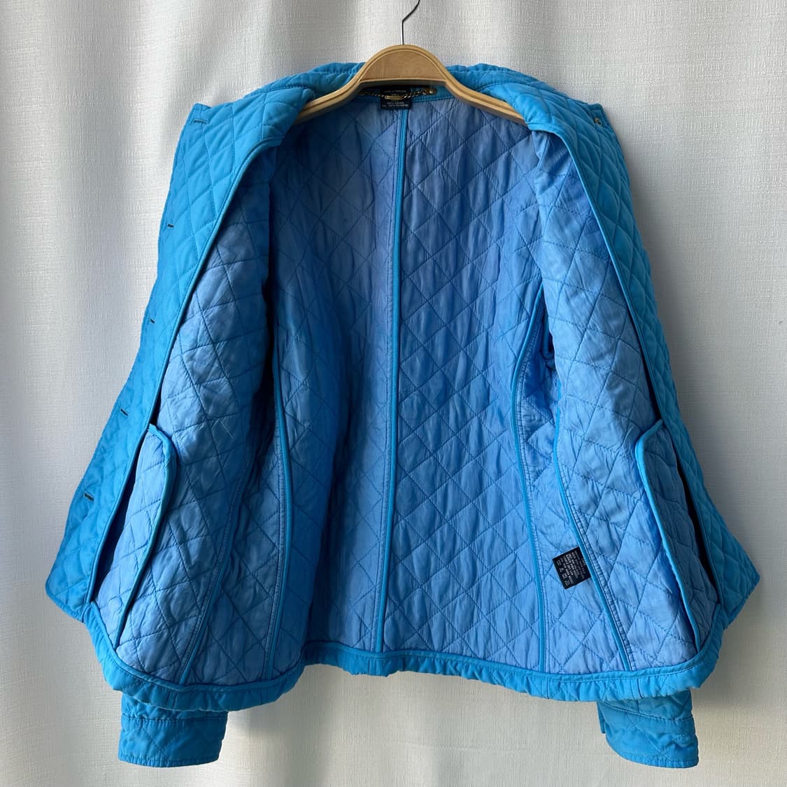 랄프로렌 퀼팅 자켓 스카이 블루 M 상품이미지6