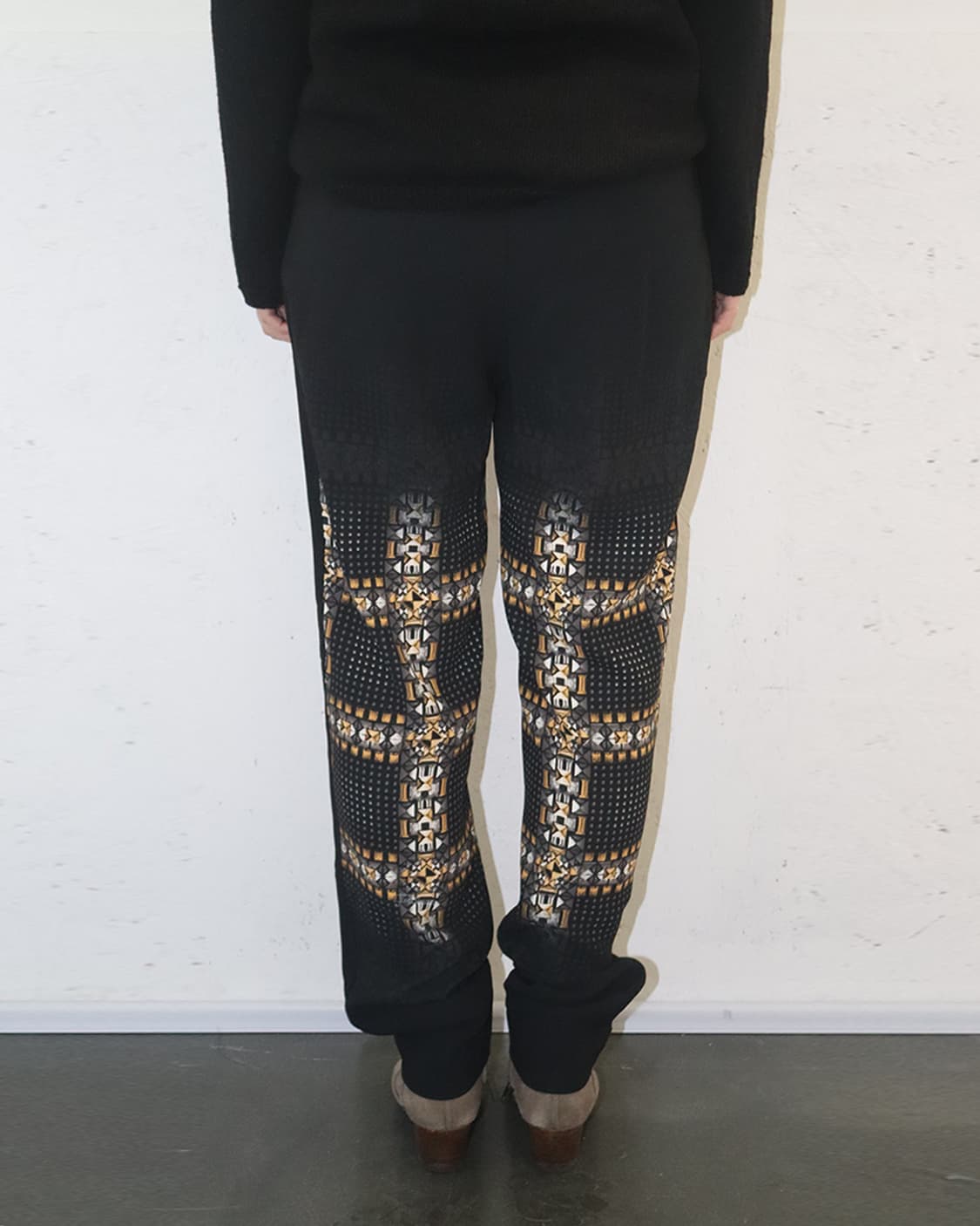 저스트 카발리 12AW 지오메트릭 크로스 프린트 트라우저 상품이미지3