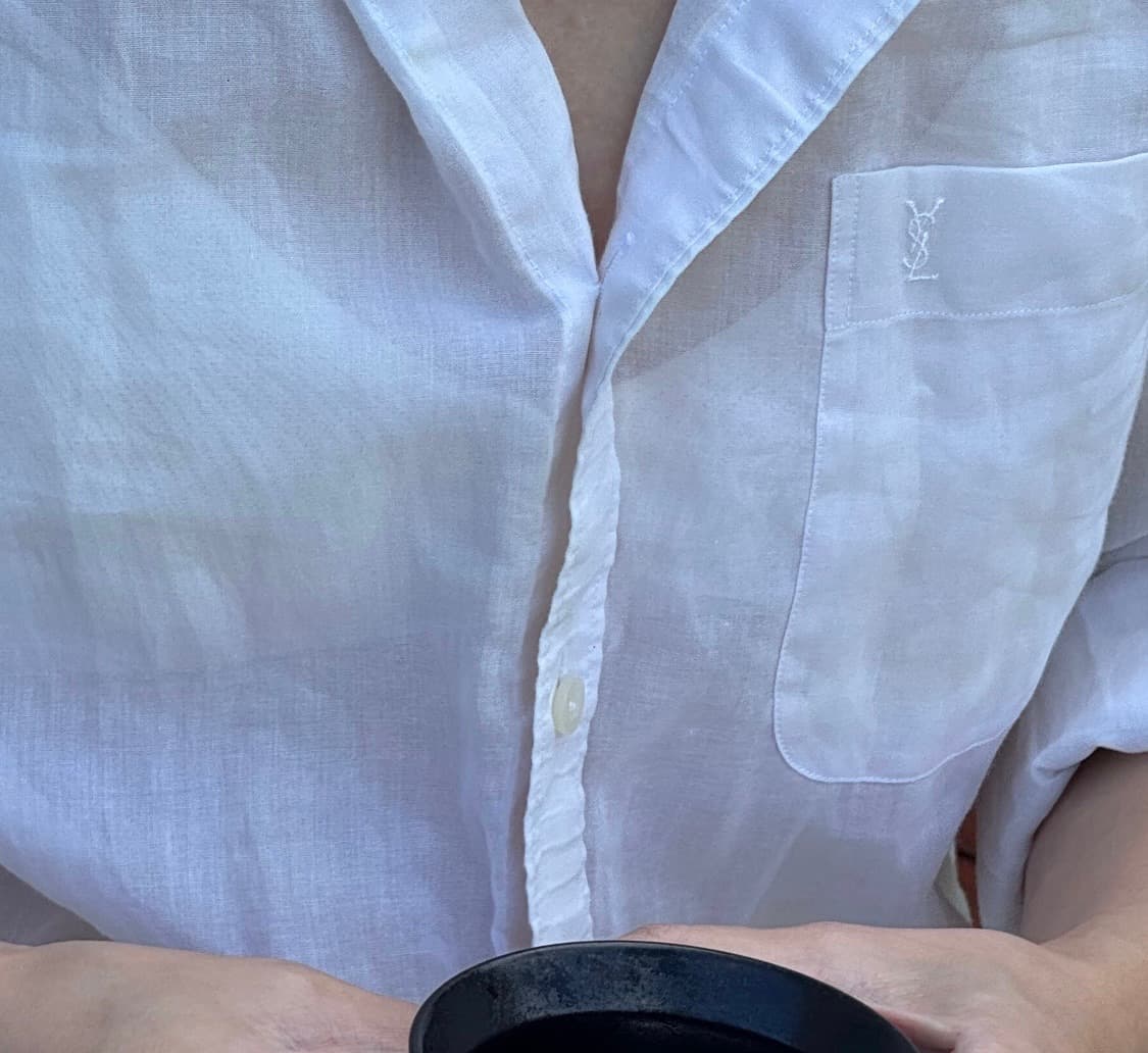 입생로랑 빈티지 린넨셔츠 상품이미지1