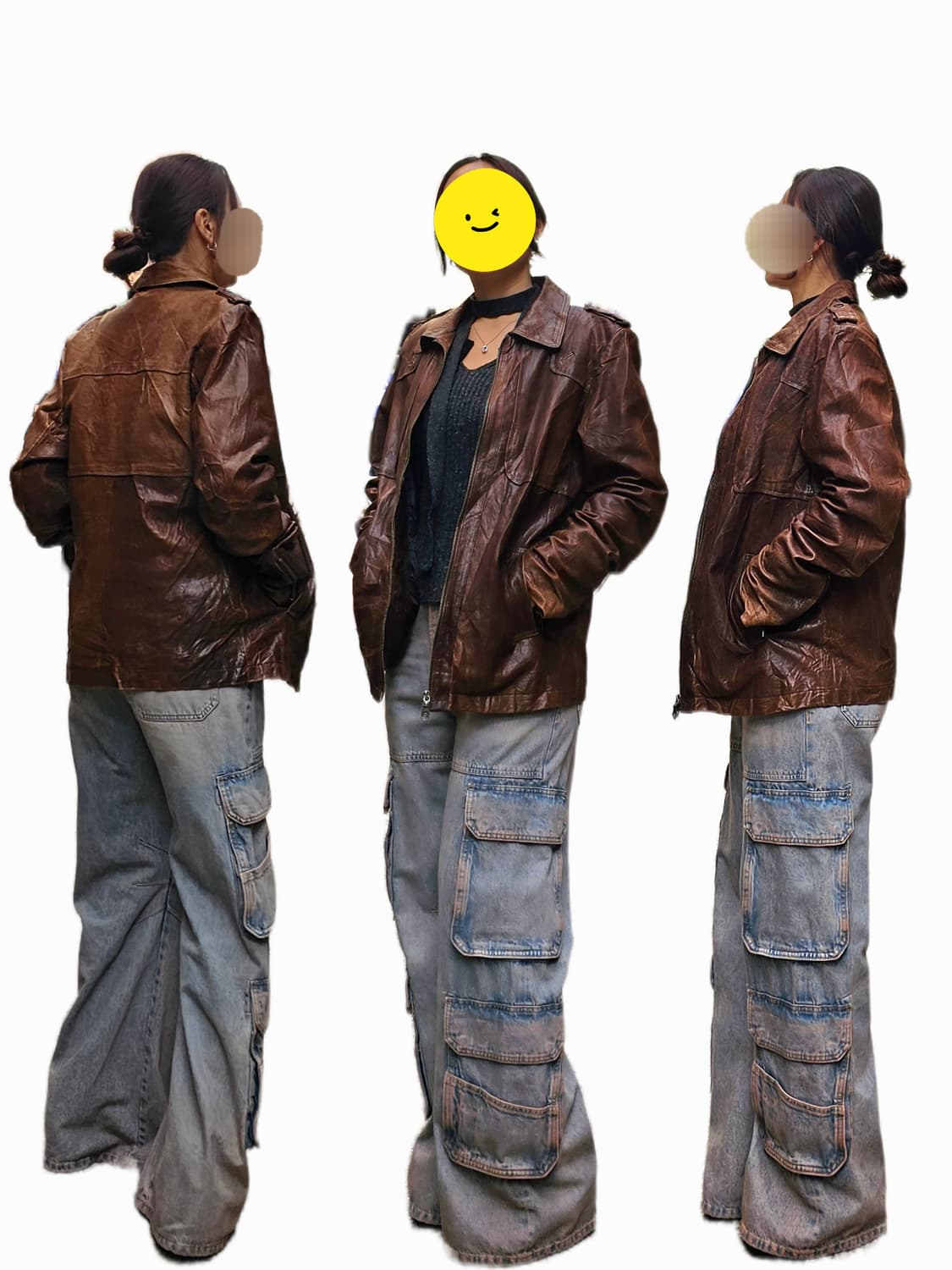 Manhattan Transfer 에이징 워싱 램스킨 싱글라이더 상품이미지2