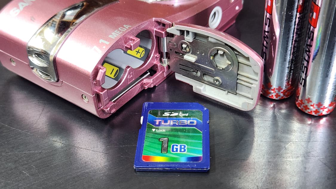 산요 S750 핑크색 빈티지 디카 상품이미지10