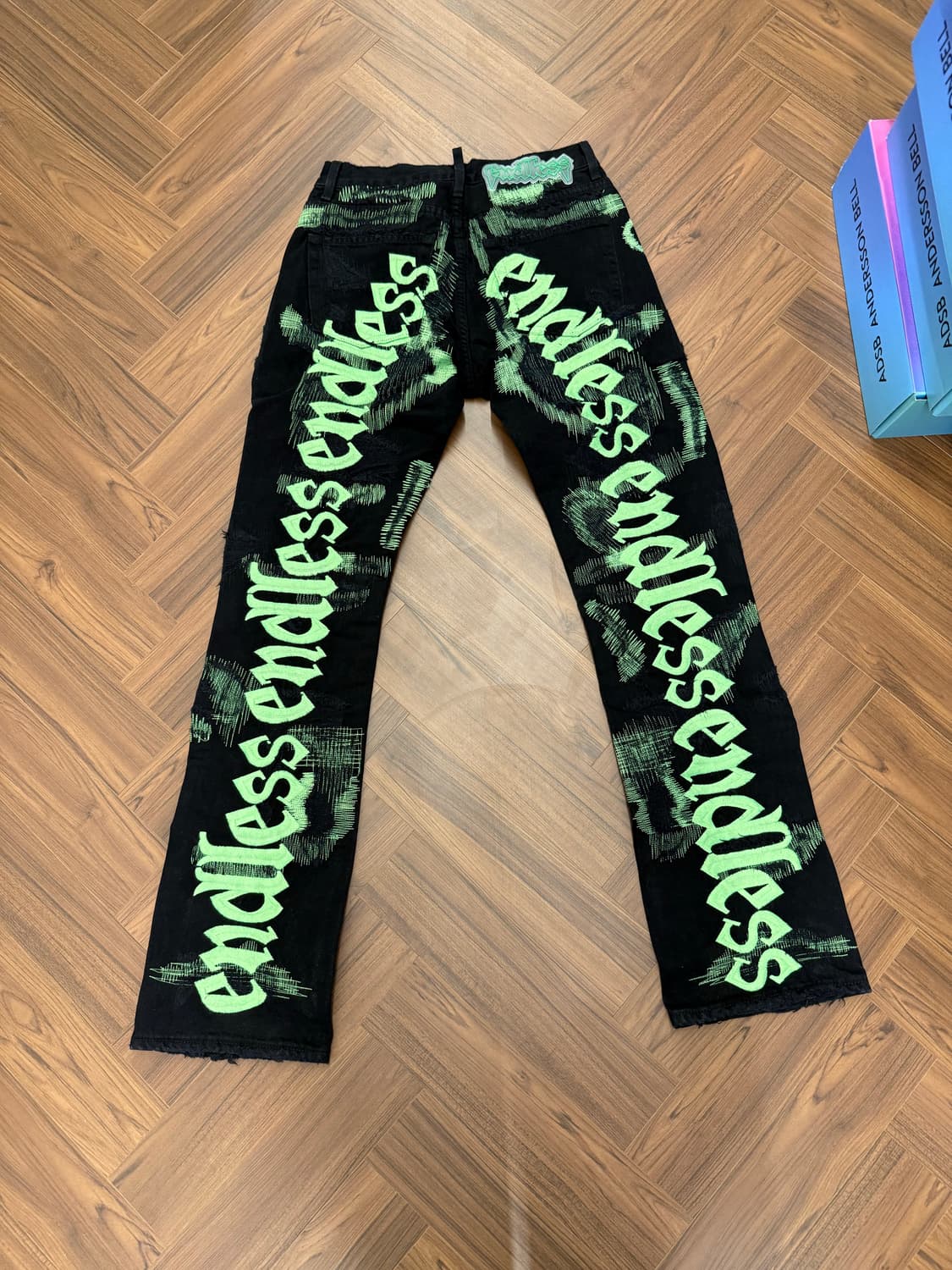 Endless 엔드리스 데님 팬츠 블랙  상품이미지1