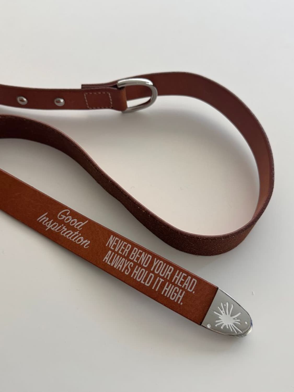 LEATHER NARROW BELT 가죽 좁은 벨트 상품이미지5