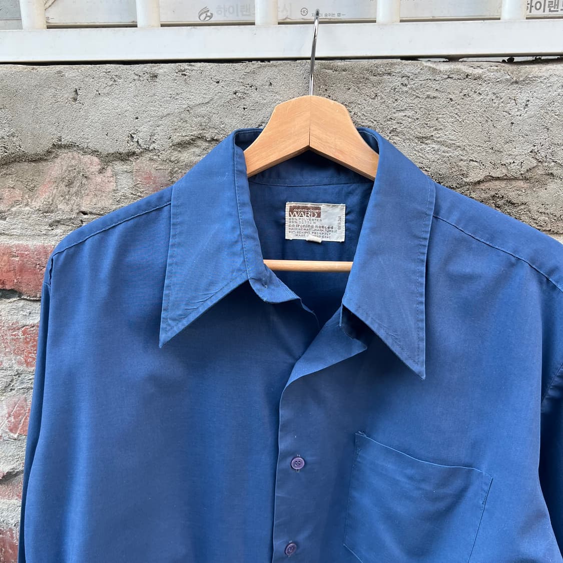 70‘s 몽고메리 제비추리 깃 셔츠 상품이미지2