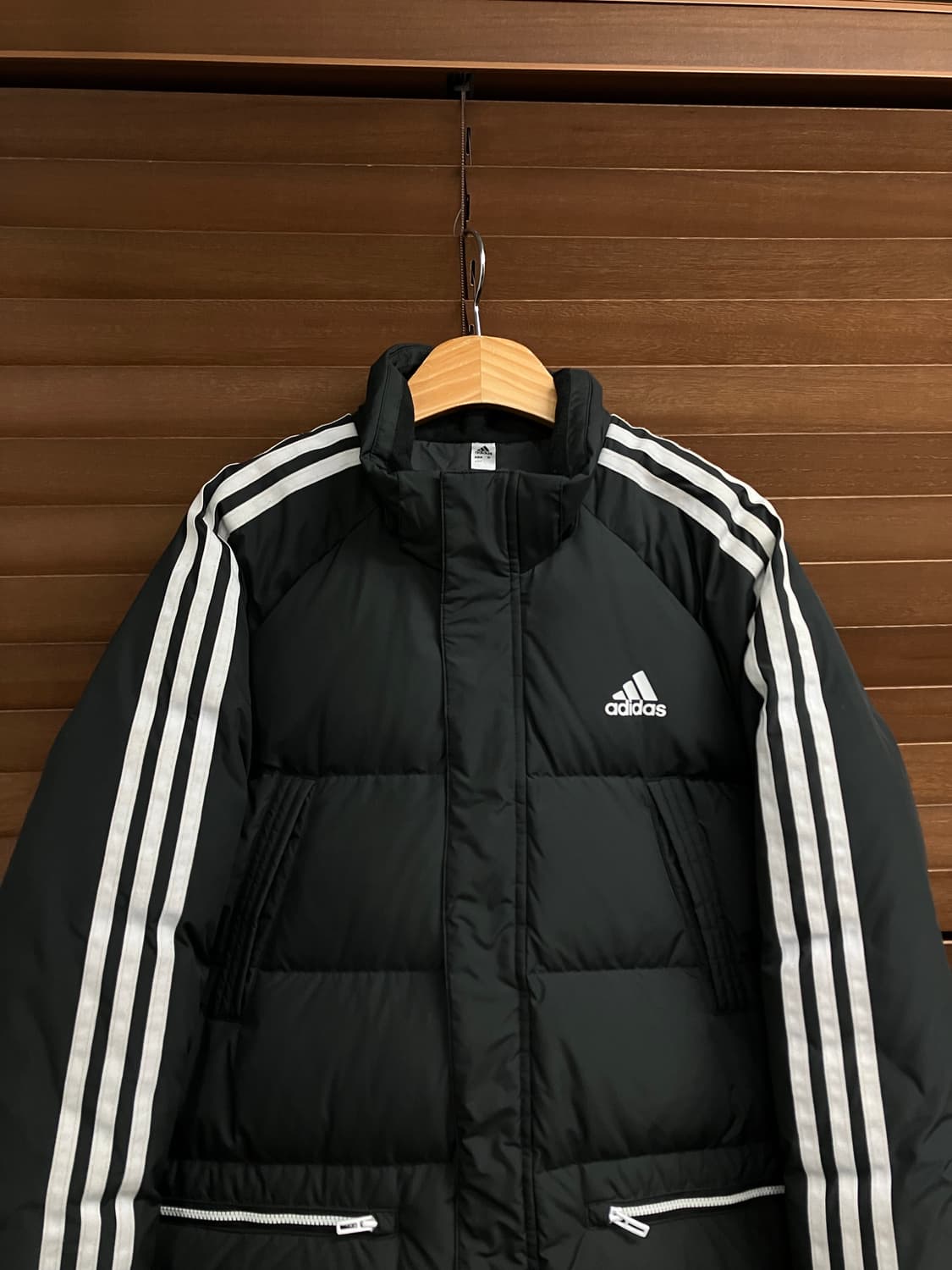 아디다스 빅로고 오리털 롱패딩 상품이미지4