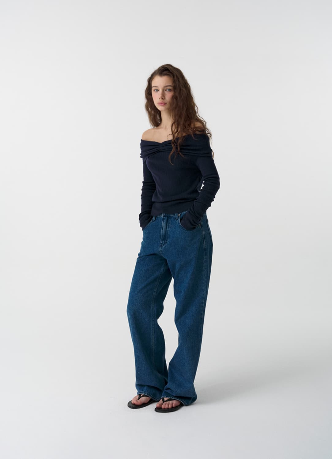 더바넷 데님 팬츠 Glacial Loose-Fit Denim Pants 상품이미지1