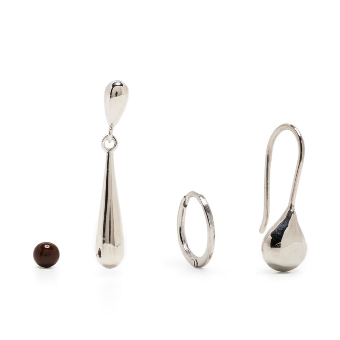 르메르 4set 후프 앤 디테일 귀걸이/실버 상품이미지5