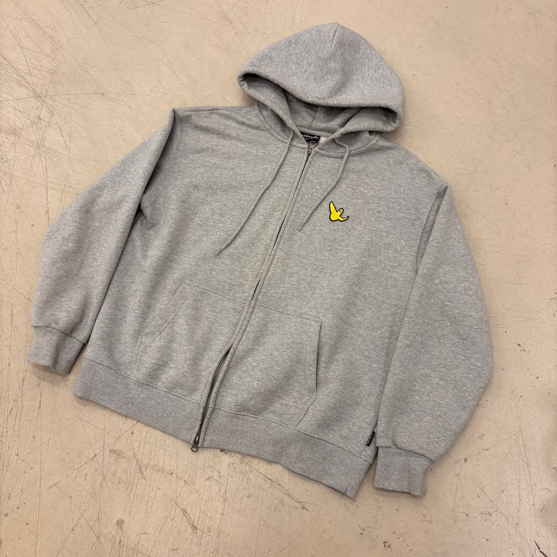 마크곤잘레스 빅로고 그레이 후드집업 상품이미지2