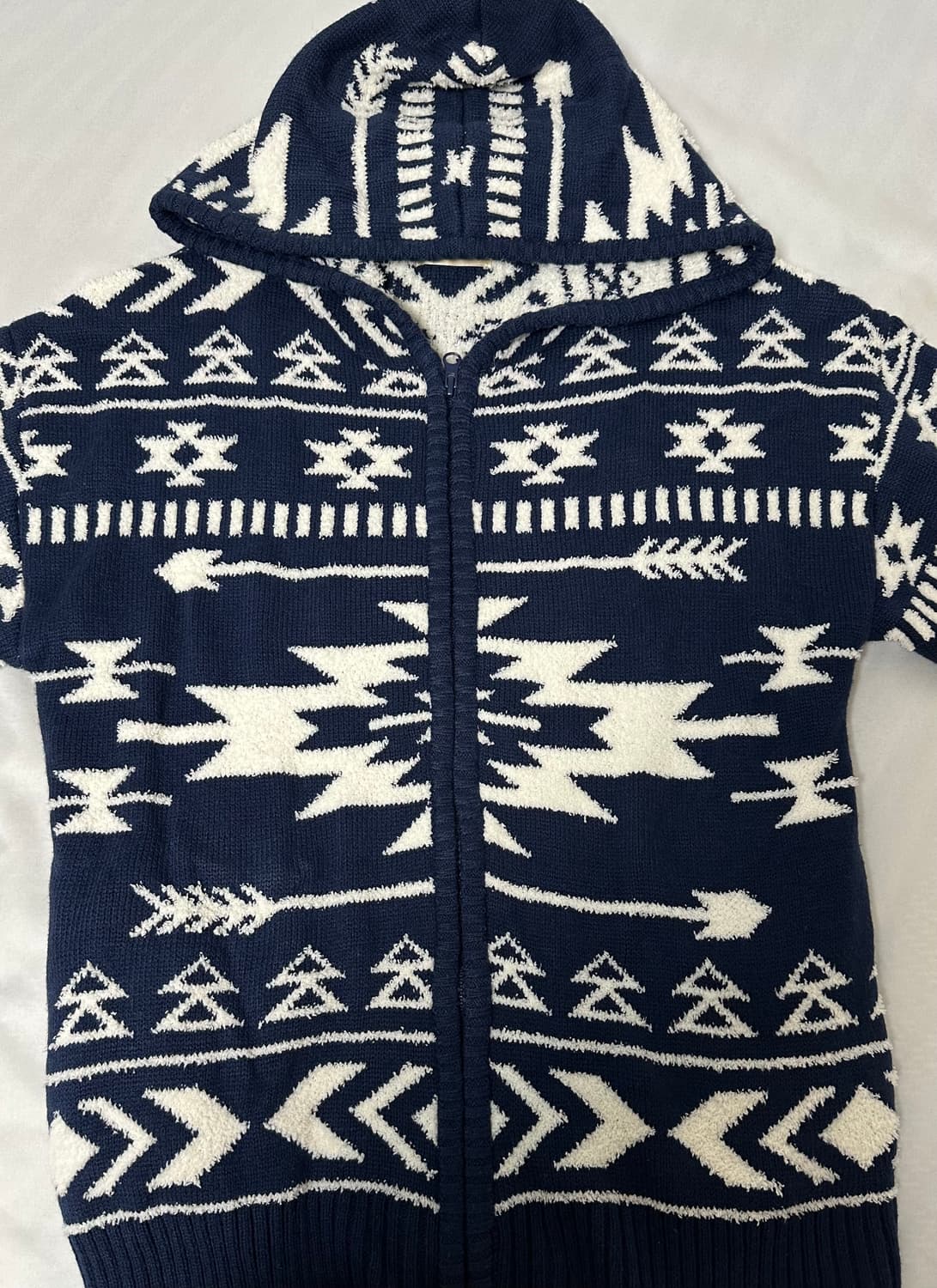 M.r.k Nordic Knit Hood Zip-Up 상품이미지1