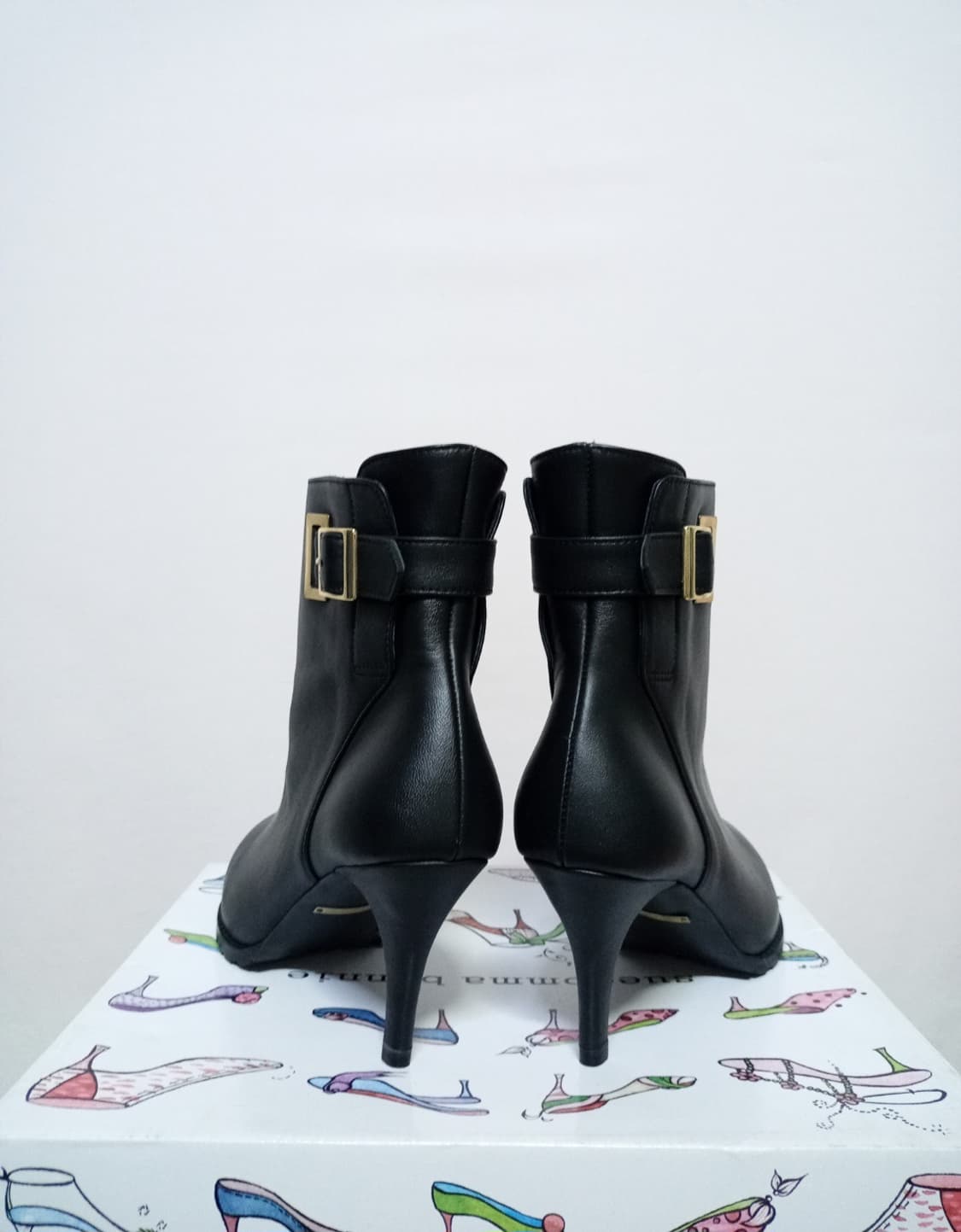 슈콤마보니 천연가죽 밸트 집업 앵글 부츠 상품이미지6