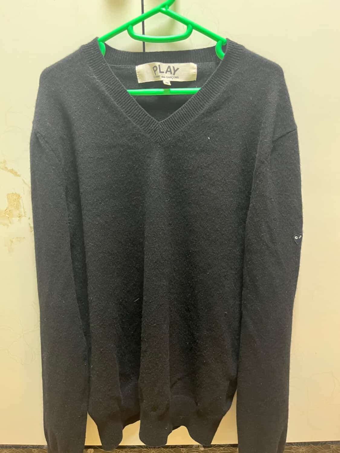 꼼데 브이넥 니트 급처 합니다 상품이미지2